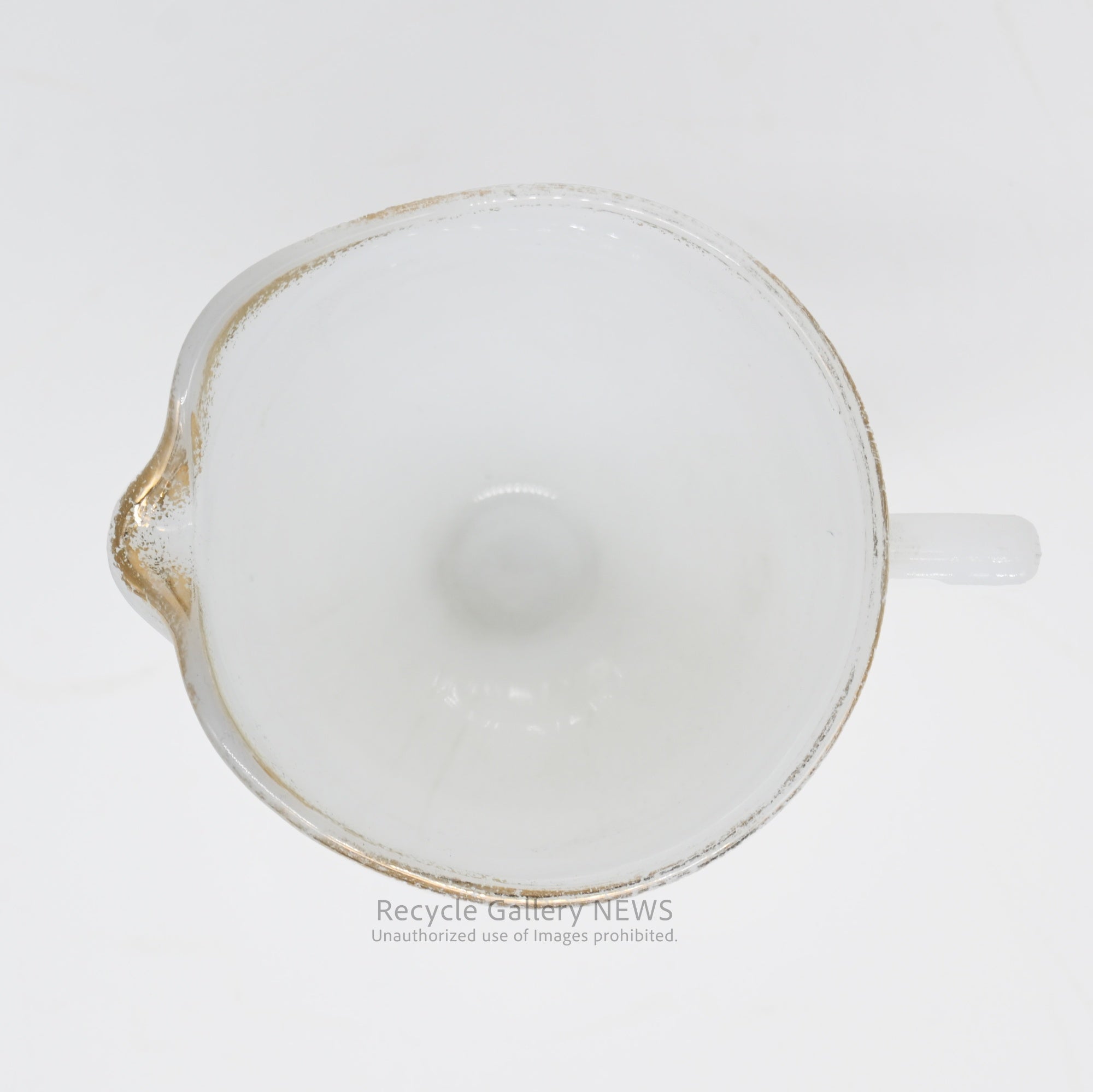 Vintage Fire-King Swirl Gold Rim Creamer American Mid Century/ ファイヤーキング スワールゴールドリム クリーマー アメリカ ミッドセンチュリー