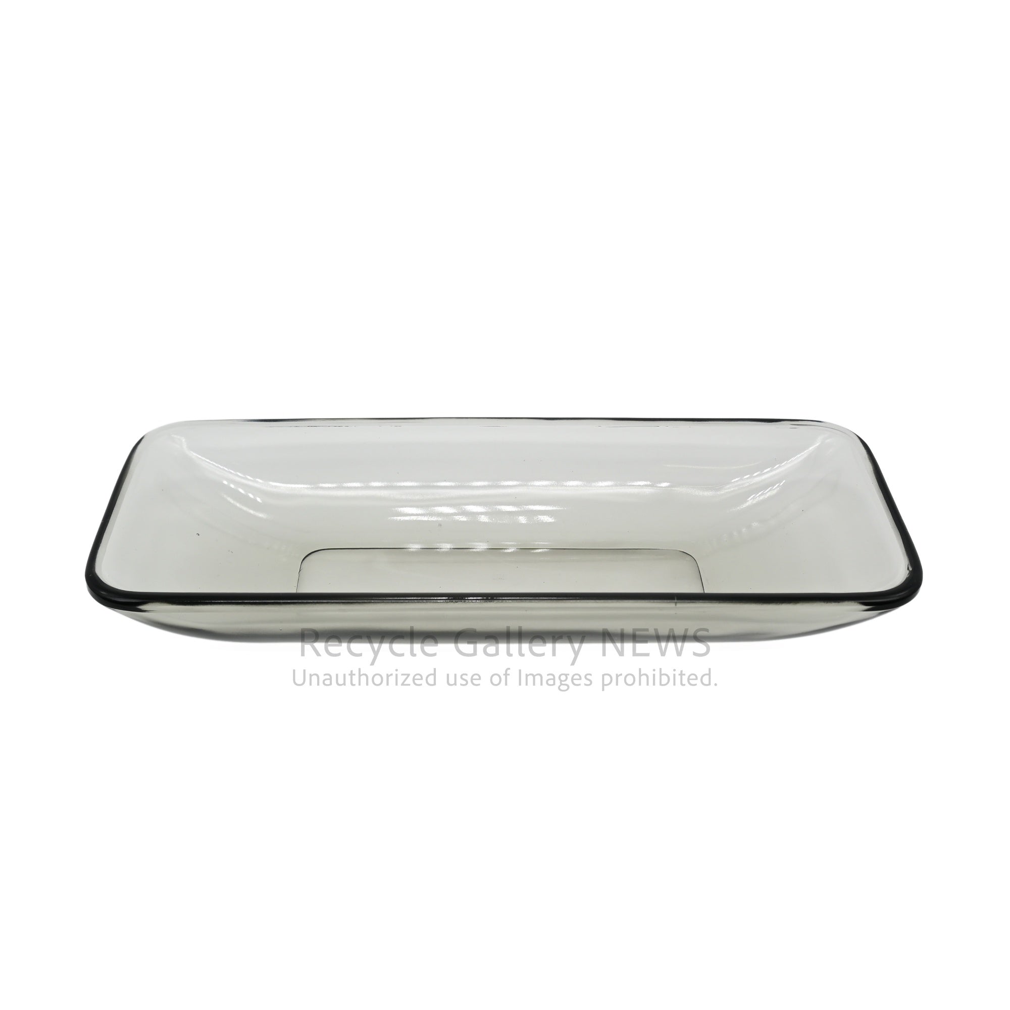 Rare Hoya Glass "Starting Unit series" Set of 7 Plates Smoke Gray Showa Retro / HOYA 保谷硝子 スターティングユニット 7点セット スモークグレー 昭和レトロ 希少