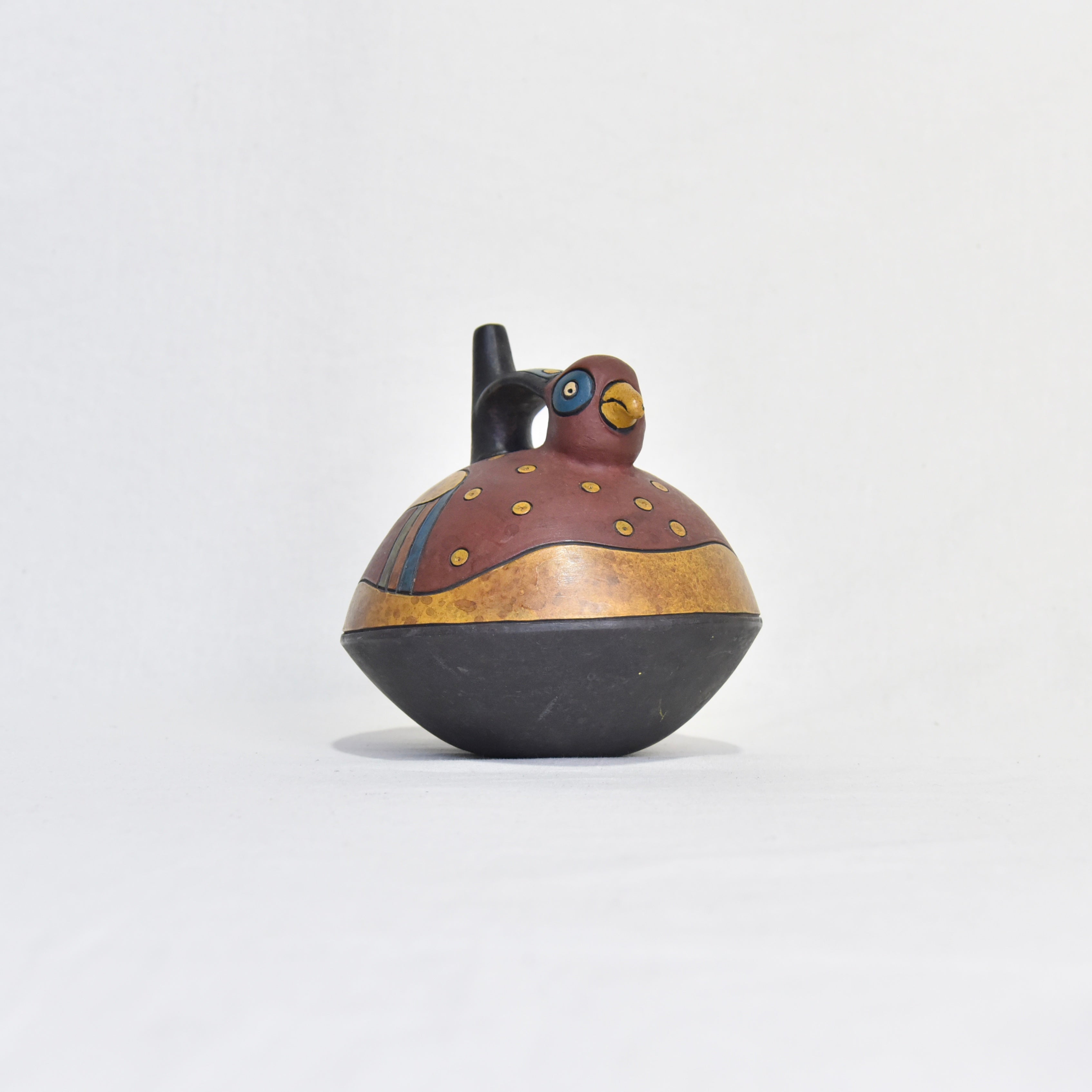 South America Bird earthenware Stoneware Peru Fork art / 鳥型 鐙型注口土器 炻器 南米 ペルー フォークアート