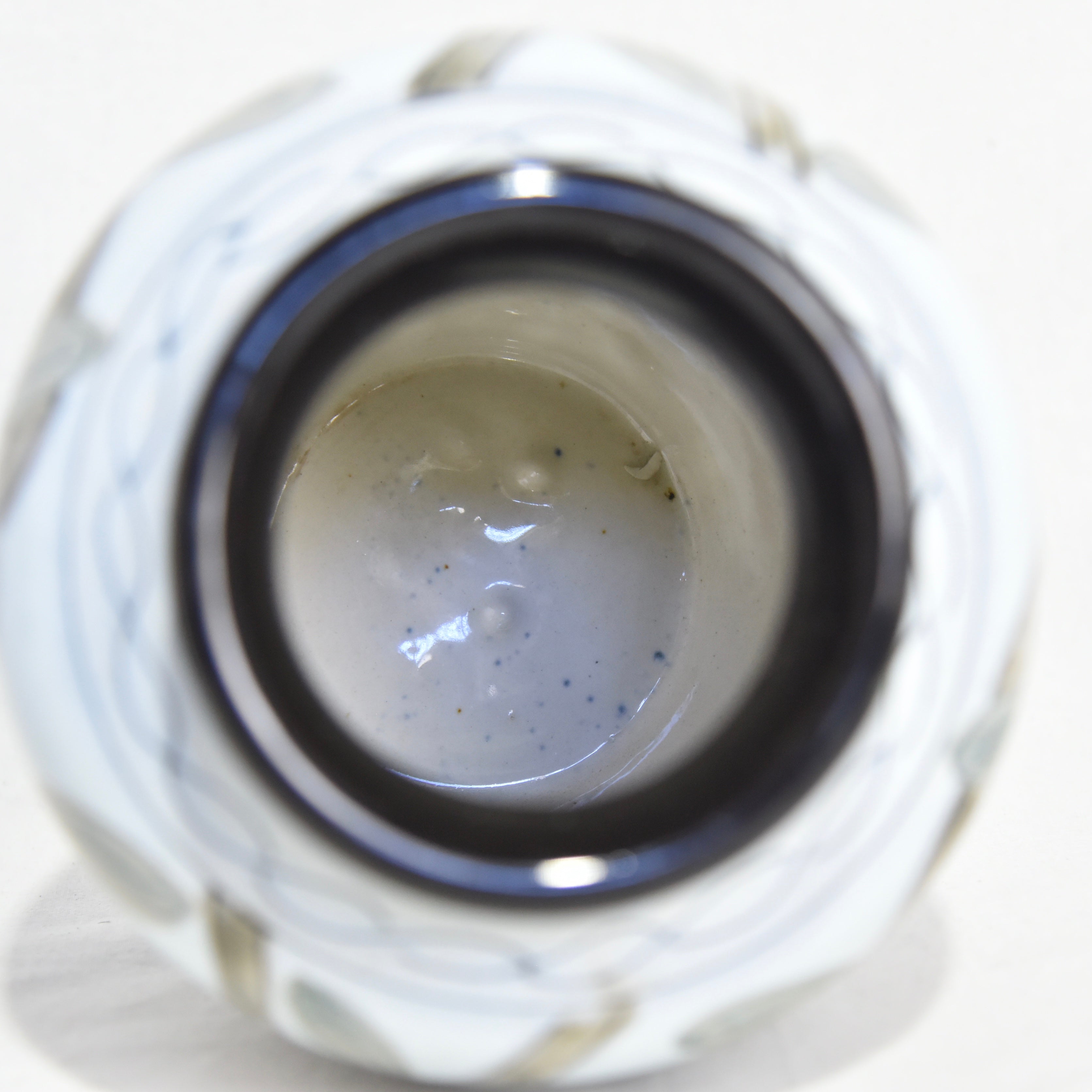 柘榴紋 釉薬 鉄絵 花瓶 陶器 日本工芸 / Pomegranate glaze Flower vase Japanese pottery Fork art