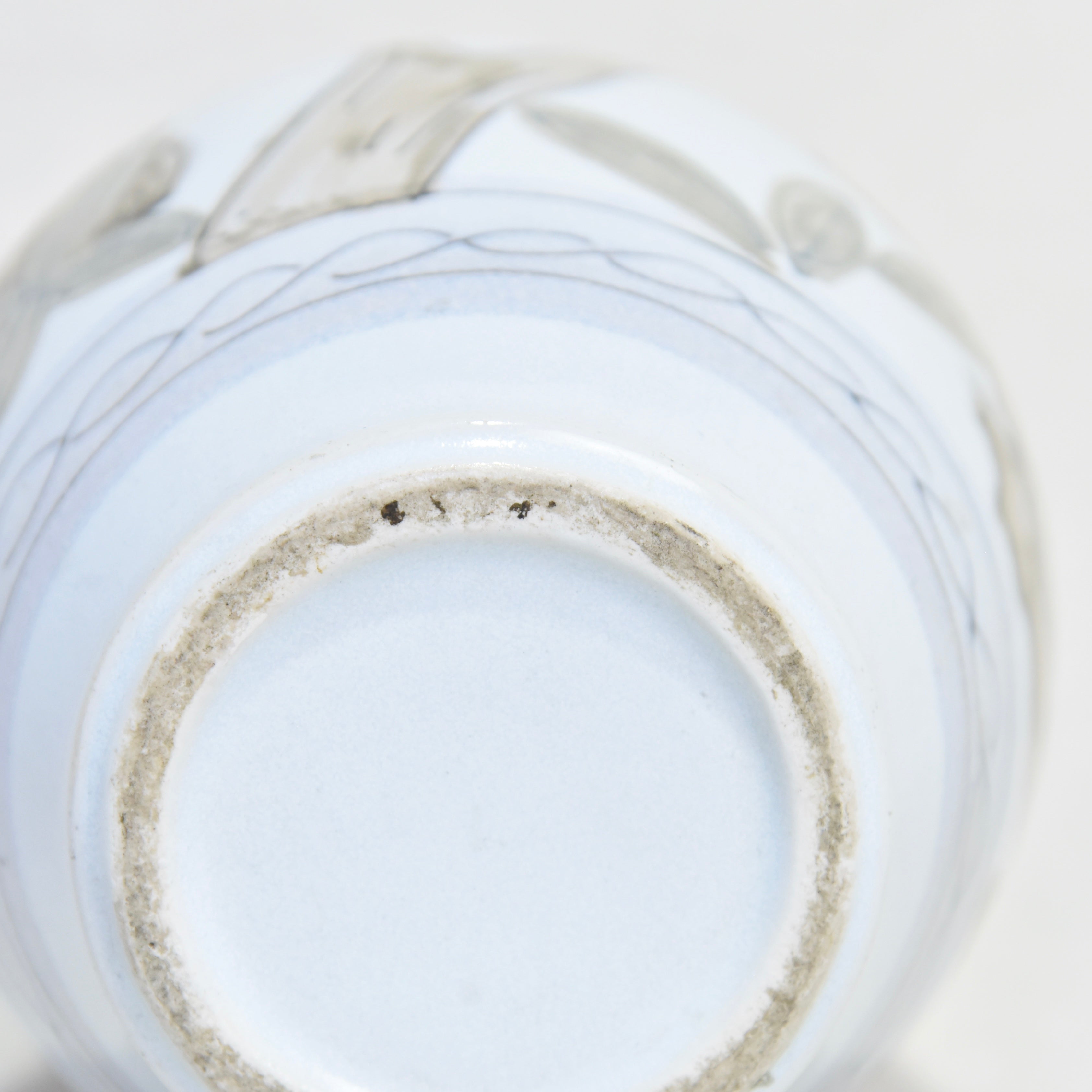 柘榴紋 釉薬 鉄絵 花瓶 陶器 日本工芸 / Pomegranate glaze Flower vase Japanese pottery Fork art