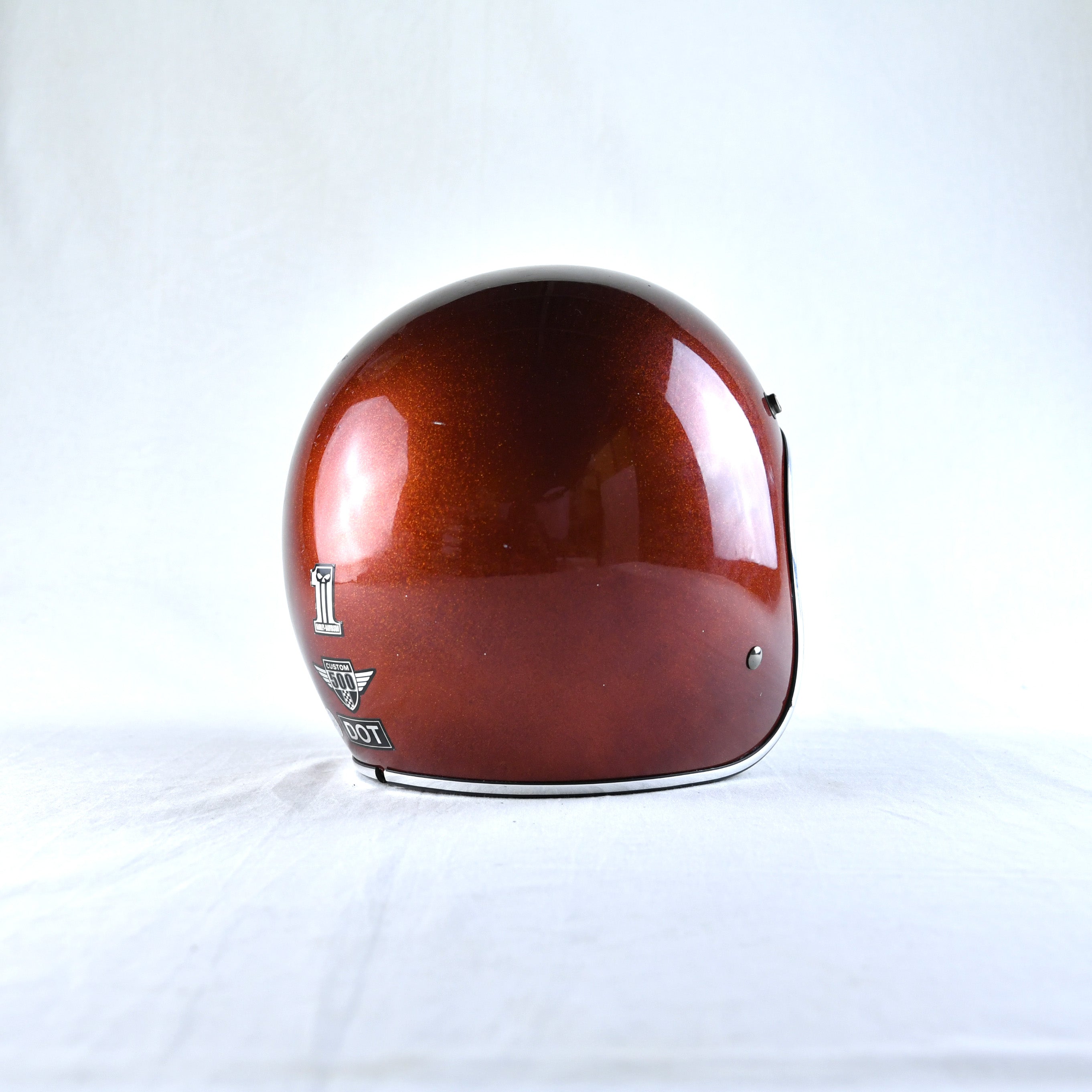 BELL Jet helmet Custom 500 Glitter orange ＊Object / ベル ジェットヘルメット カスタム500 グリッター オレンジ ＊オブジェ 観賞用