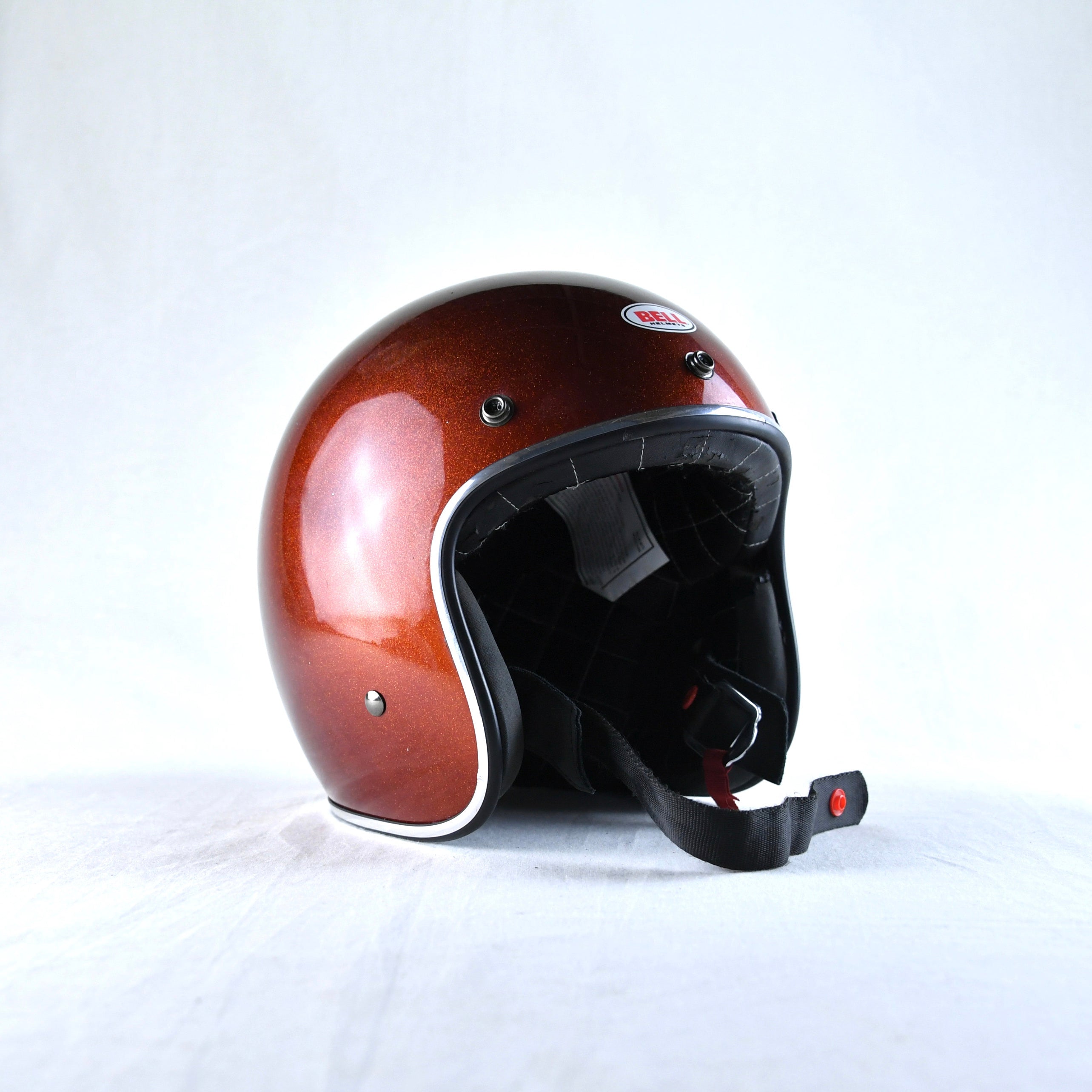 BELL Jet helmet Custom 500 Glitter orange ＊Object / ベル ジェットヘルメット カスタム500 グリッター オレンジ ＊オブジェ 観賞用