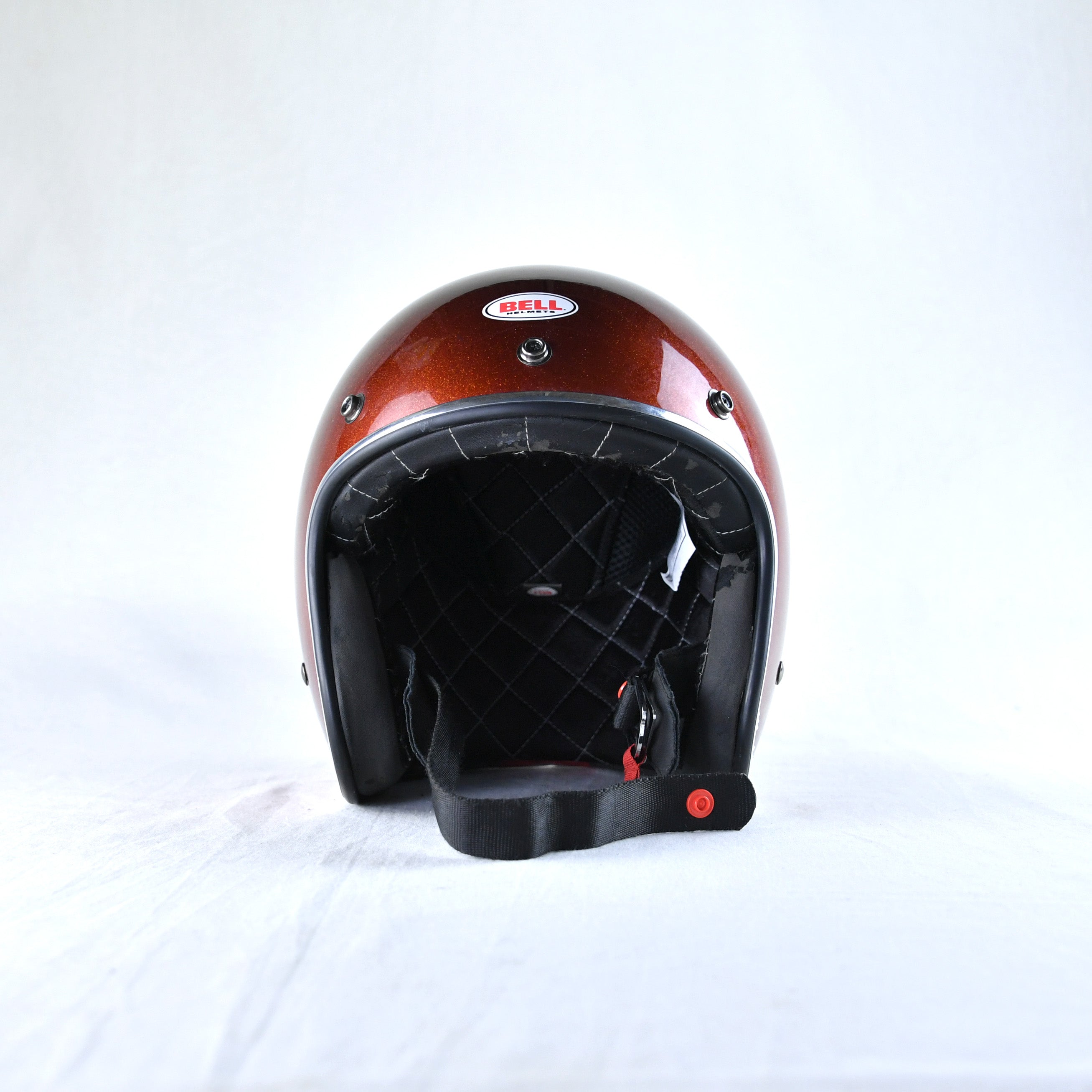 BELL Jet helmet Custom 500 Glitter orange ＊Object / ベル ジェットヘルメット カスタム500 グリッター オレンジ ＊オブジェ 観賞用