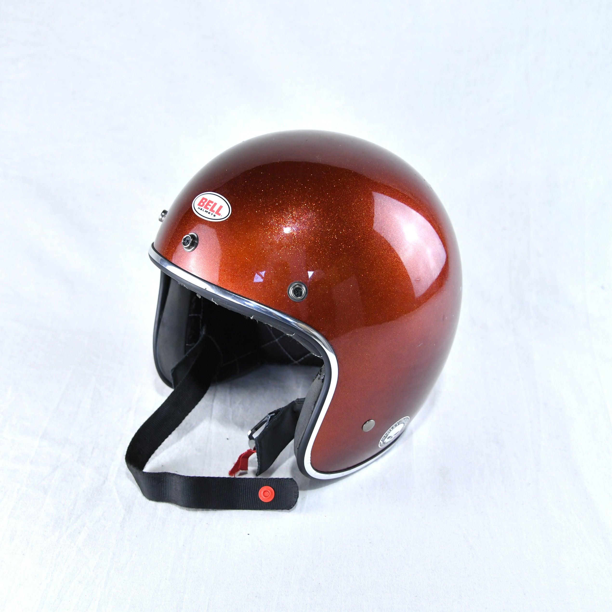 BELL Jet helmet Custom 500 Glitter orange ＊Object / ベル ジェットヘルメット カスタム500 グリッター オレンジ ＊オブジェ 観賞用