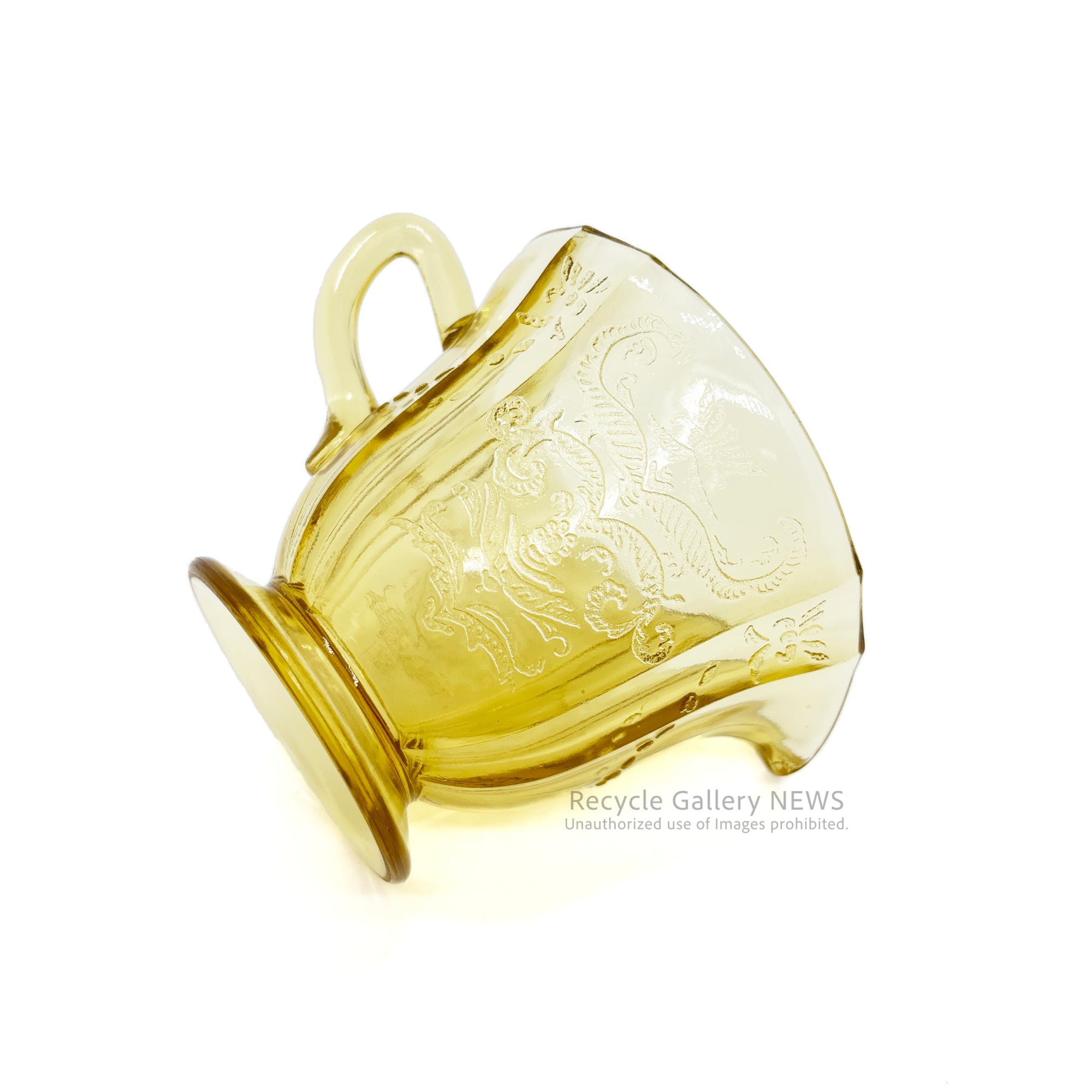 Federal Glass "Madrid" Creamer U.S.A Vintage / フェデラル・グラス マドリッド クリーマー 1930年代