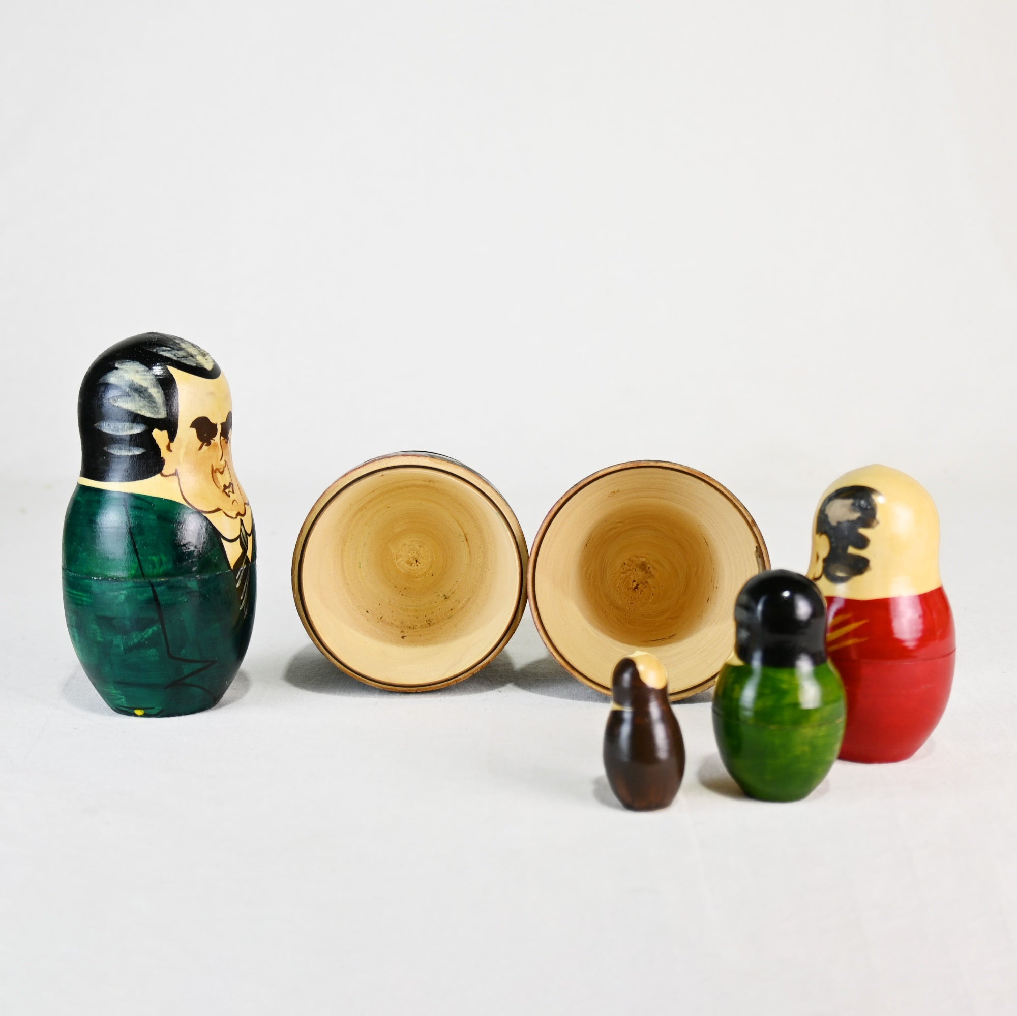 Soviet Union Leaders Matryoshka Russia Vintage / ソビエト連邦 指導者 マトリョーシカ ロシア 旧ソ連 ヴィンテージ