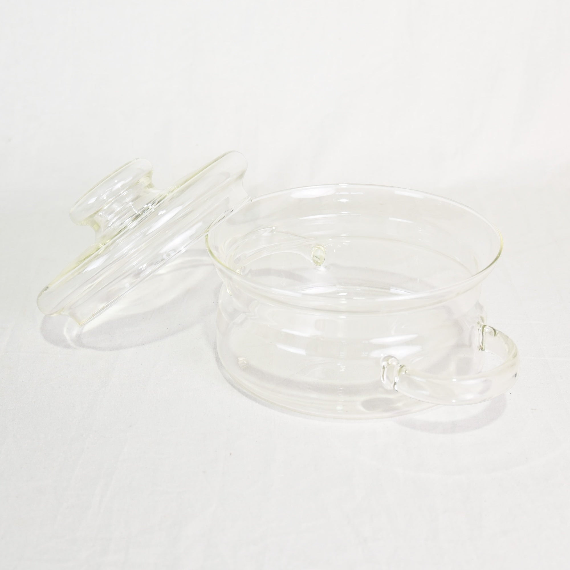 Bodanova Signe persson-melin Glass two handed pot Nordic Sweden Vintage ※item description must be read / ボダノヴァ シグネペーションメリン判定 ガラス両手鍋 北欧 スウェーデン ヴィンテージ