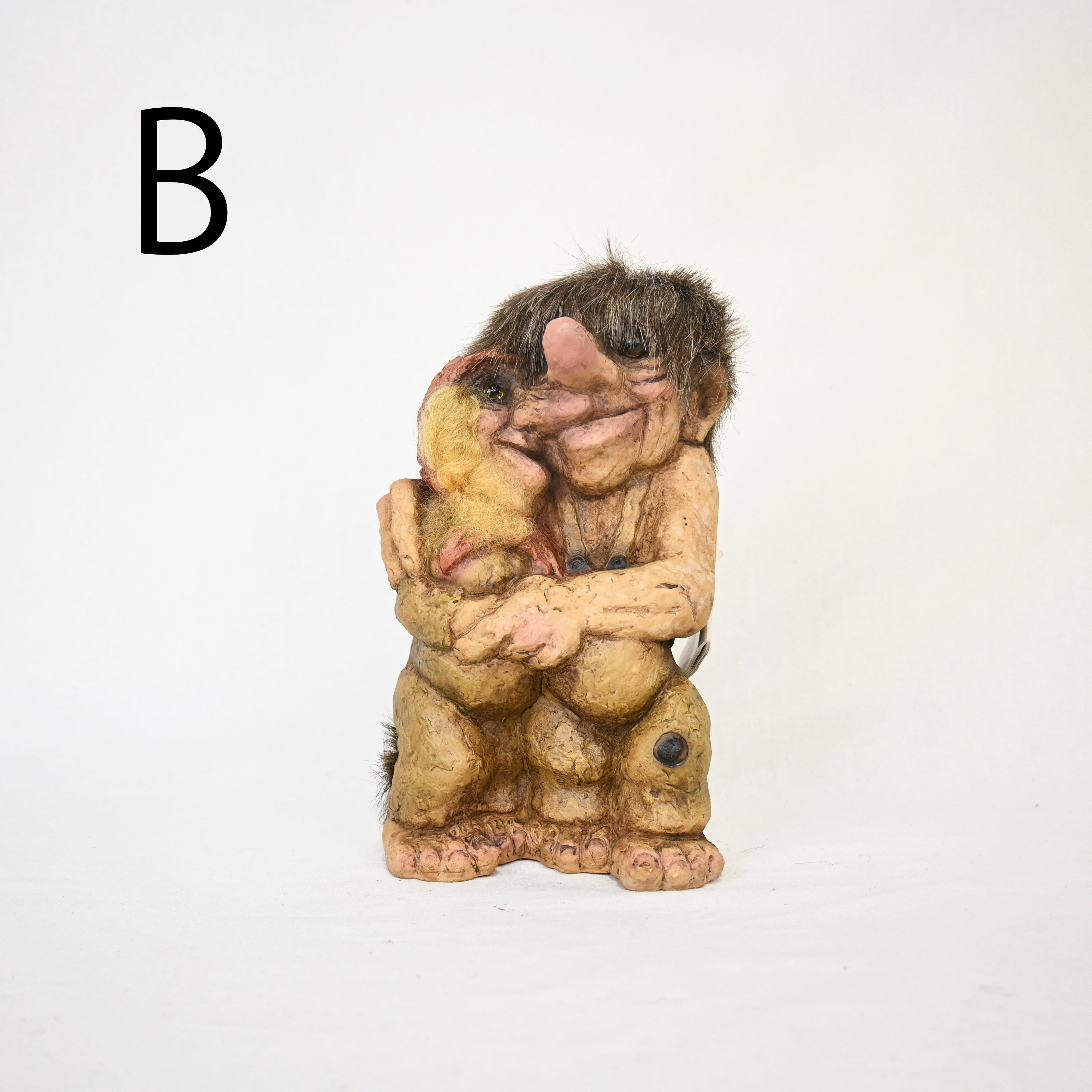 Ny From Troll doll Couple Norway vintage Hand made Souvenir / ニイフォーム社 トロール人形 カップル ノルウェー ヴィンテージ ハンドメイド スーベニア