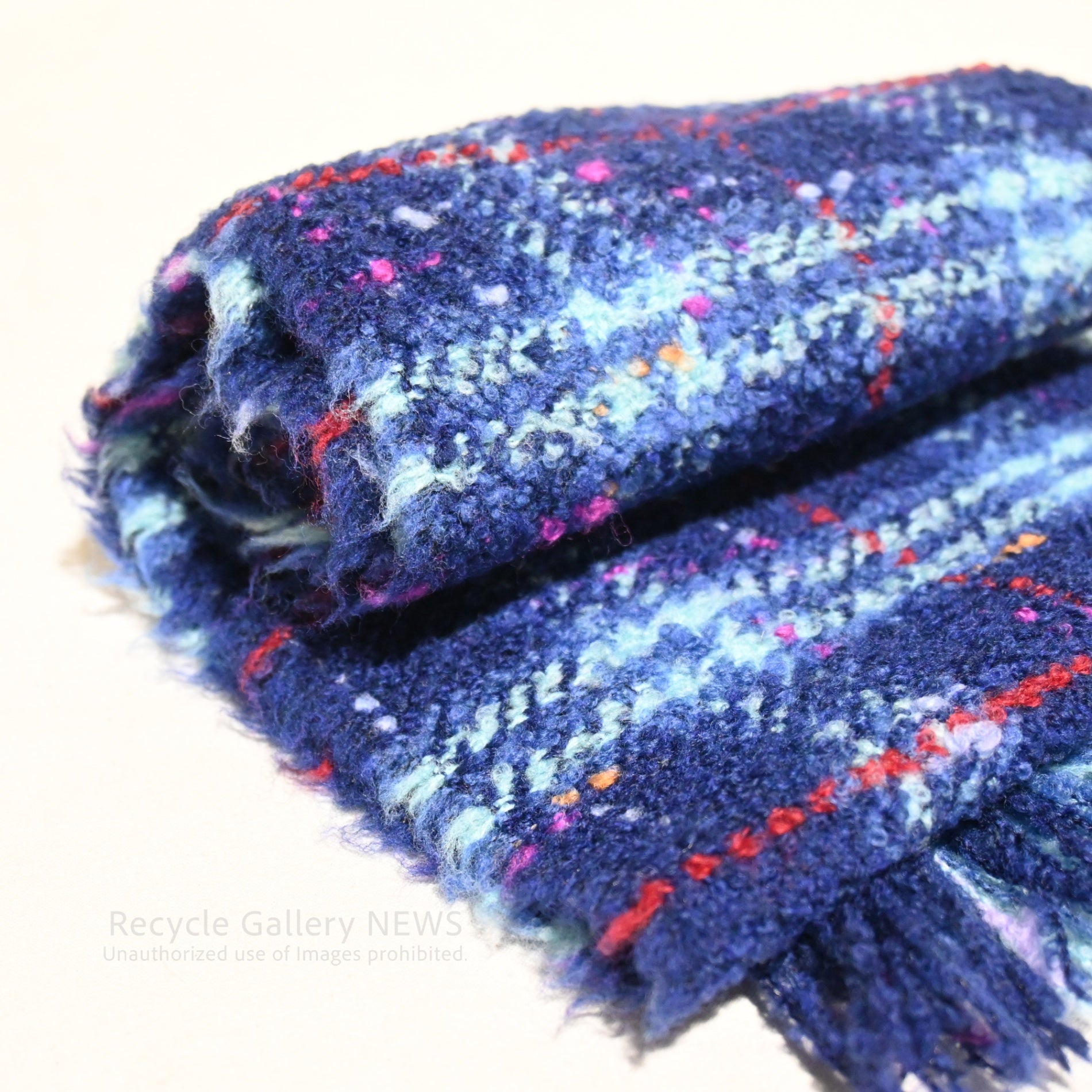 BURBERRY LONDON Check Scarf Blue Navy /  バーバリー ロンドン チェックマフラー ブルー 紺色系