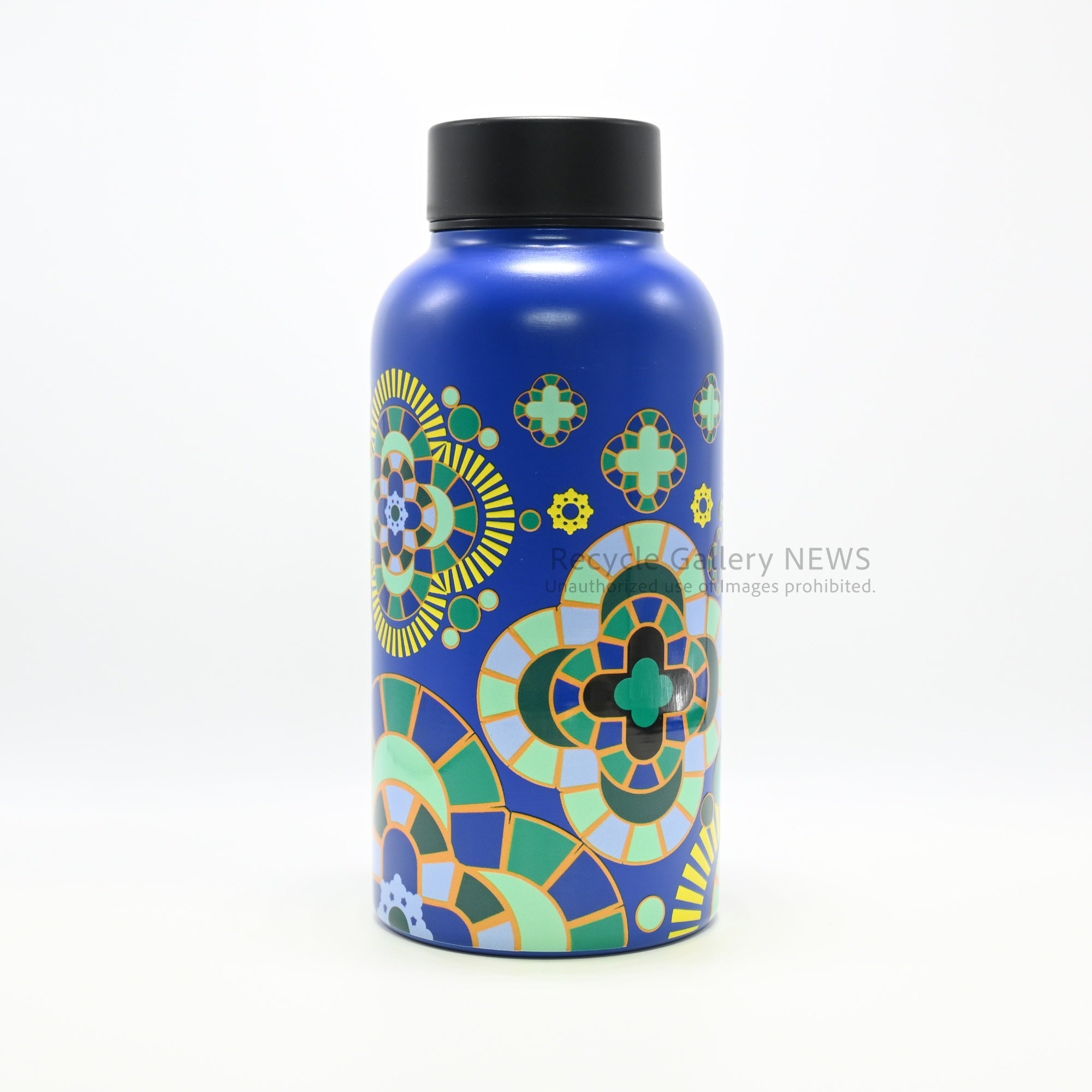 T2 tea Palazzo 300ml Stainless Steel Tumbler with Built-in Tea Strainer Australia / T2 パラッツォ 地中海風タイルデザイン 300ml 茶漉し内蔵 タンブラー ステンレス オーストラリア