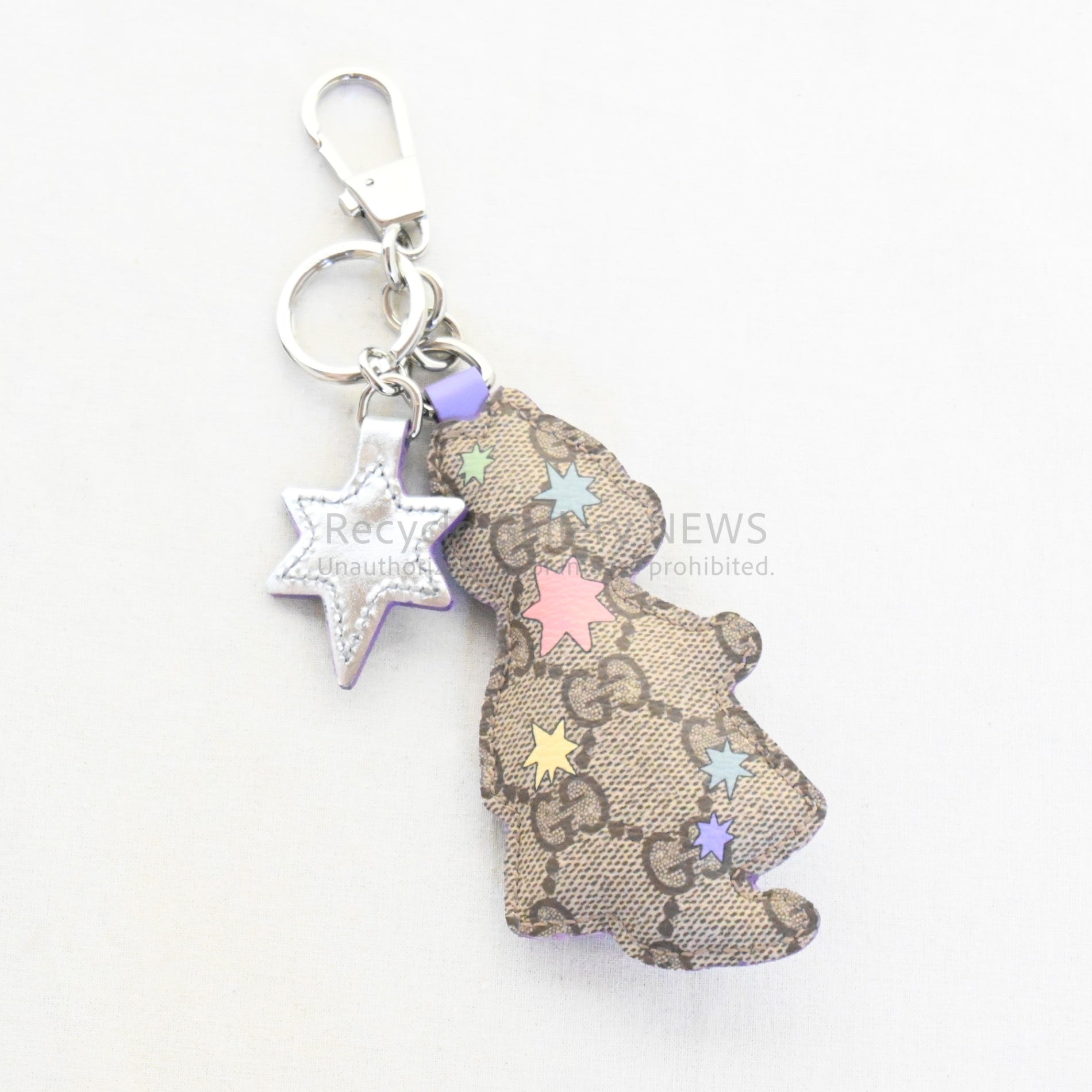 GUCCI Yuko Higuchi Keychain Cat (Bo) Lilac Limited to Japan Unused / グッチ ヒグチユウコ キーチェーン 猫 ボー ライラック 日本限定 未使用