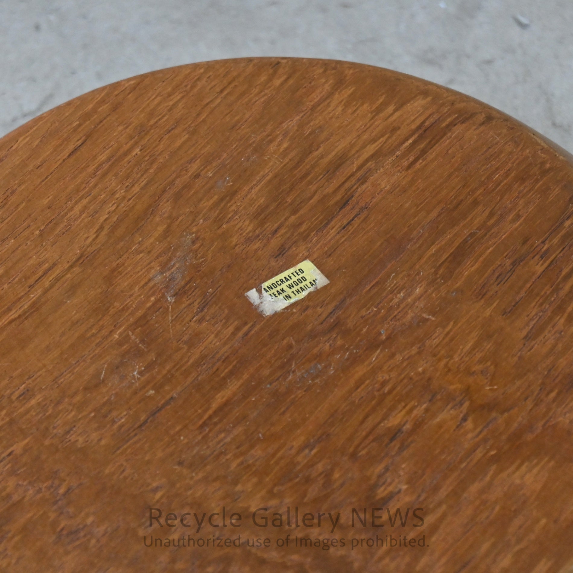 Teakwood Salad Bowl Tray Brown / チークウッド サラダボウル 小物入れ ブラウン
