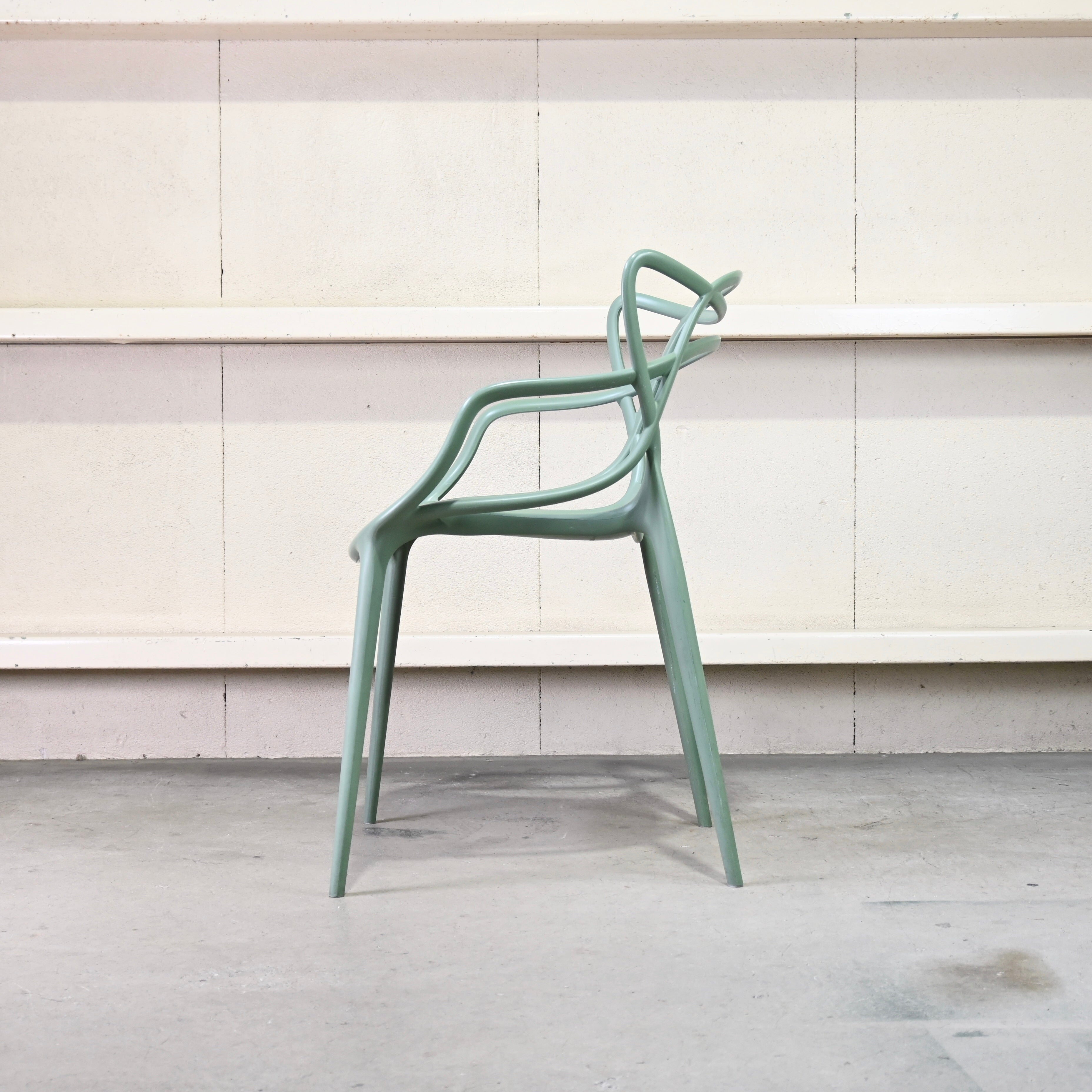 Kartell MASTERS  Dining chair  Sage green Philippe Starck / カルテル マスターズ ダイニングチェア セージグリーン フィリップスタルク