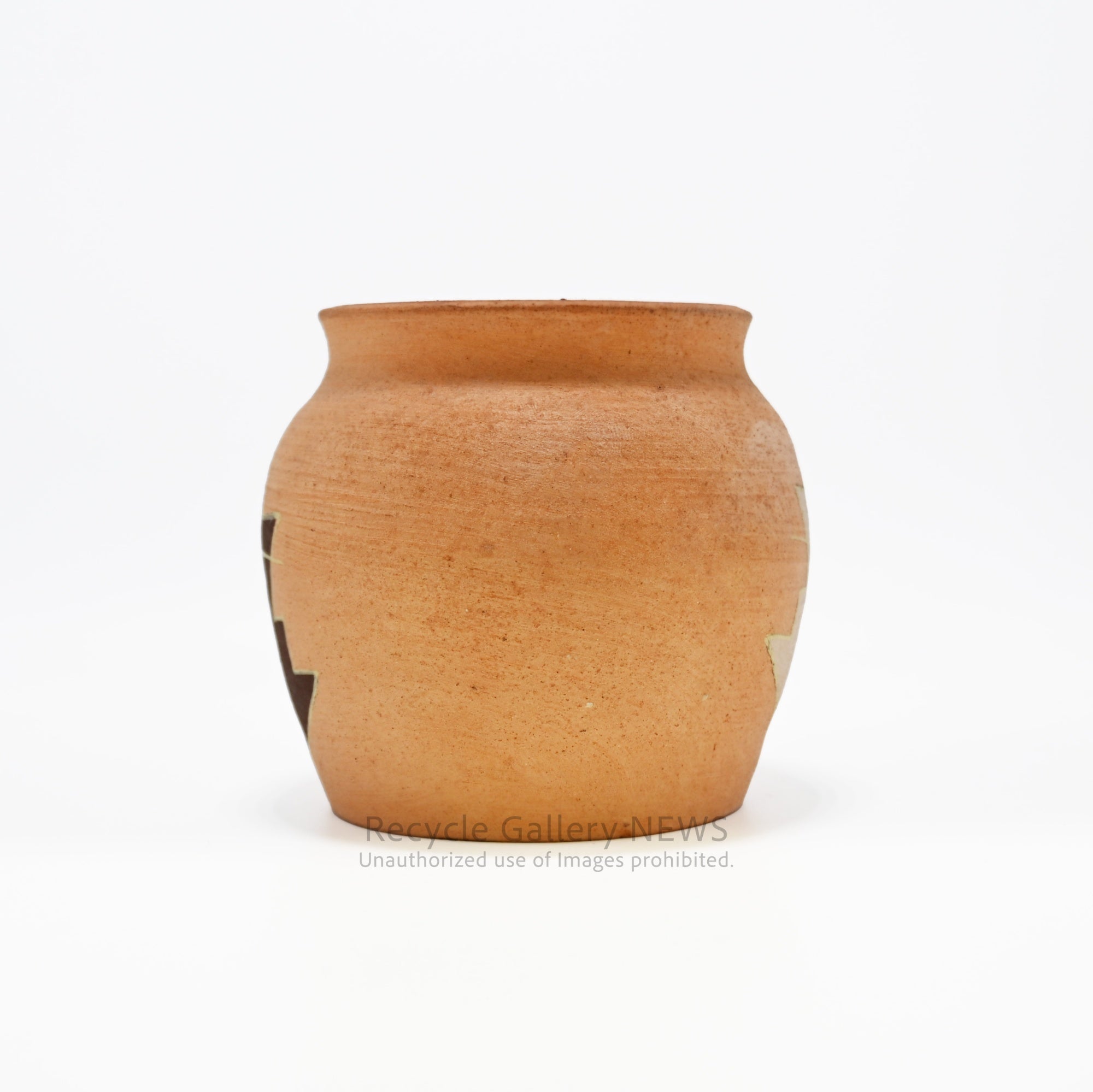 Native American Pot Red clay color object / ネイティブアメリカン
