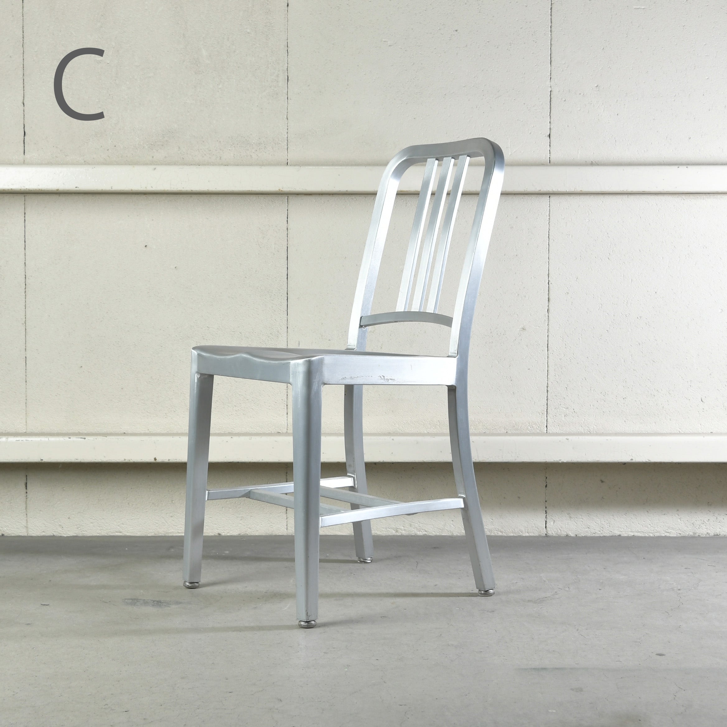 EMECO No.1006 NAVY CHAIR BRUSHED Aluminum US Navy / エメコ No.1006 ネイビーチェア ブラッシュド アルミニウム アメリカ海軍