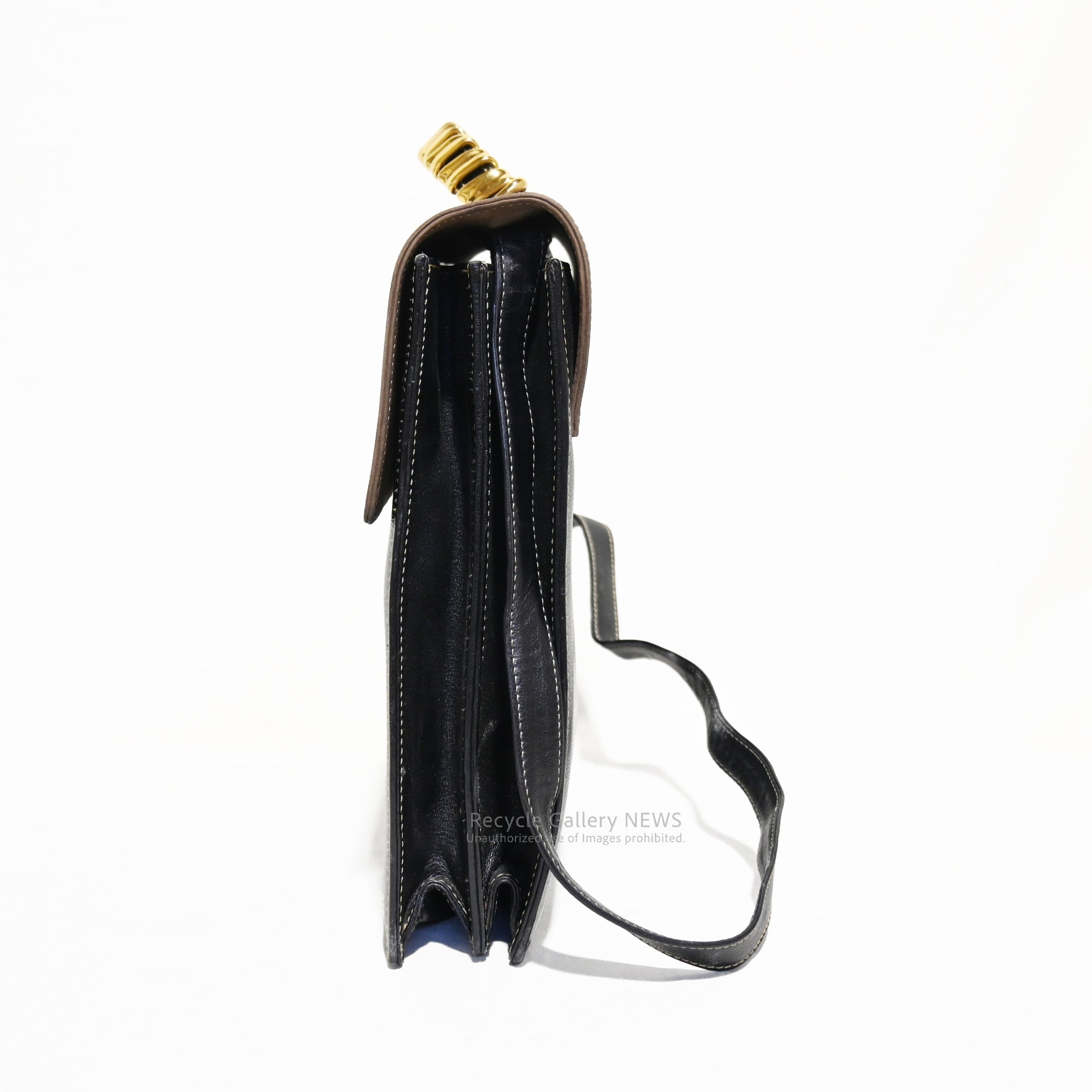 Vintage LOEWE Velázquez 2-way shoulder bag with twisted hardware / ロエベ ベラスケス ショルダーバッグ 2way ツイスト金具 ヴィンテージ