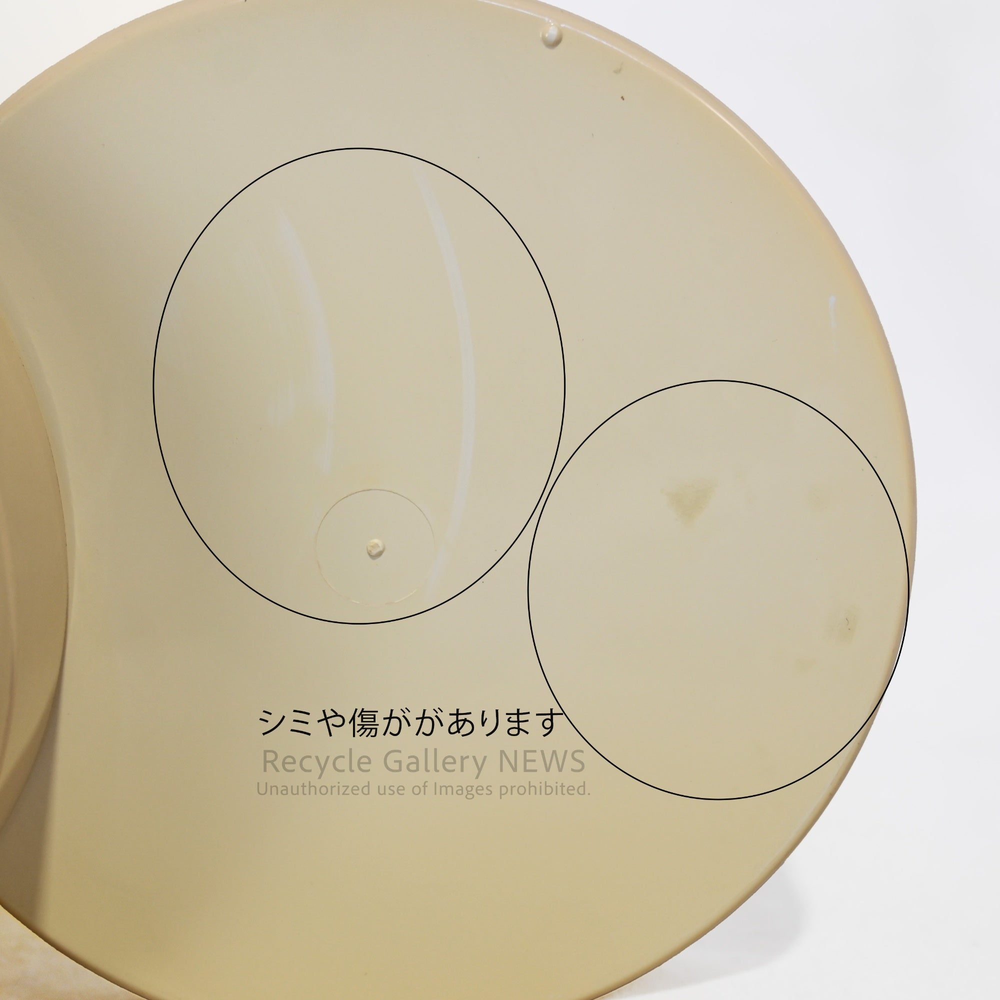 REXITE multiplor rotating desk organizer Cream Italia / マルチプラー レキサイト 回転 デスク収納 クリーム色 イタリア