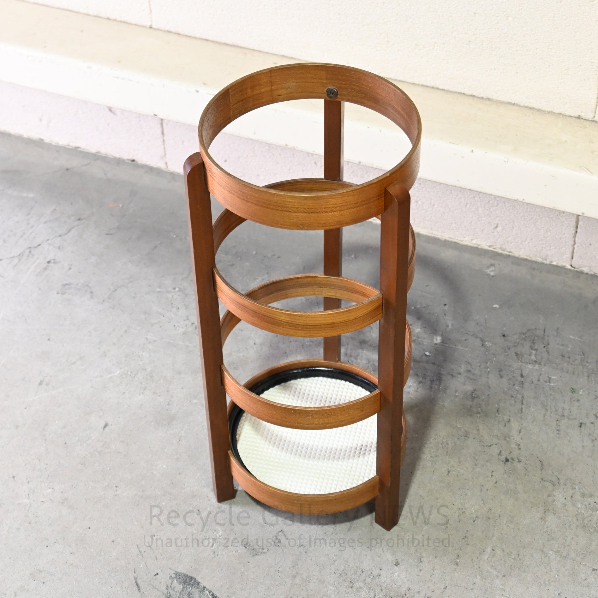 Saito Wood Plywood Umbrella Stand Rare Japan Vintage / サイトーウッド 合板 傘立て ヴィンテージ 希少品 日本