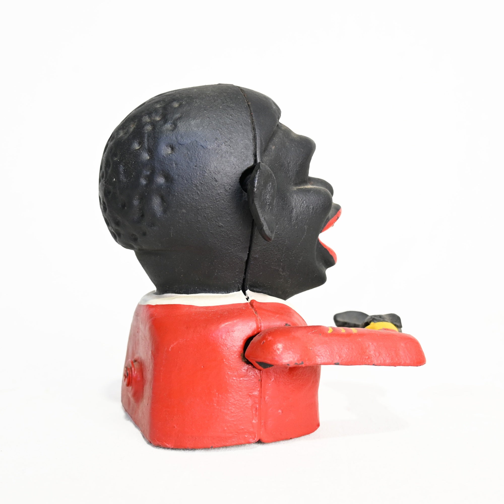 Cast Iron Jolly Bank Mechanical Bank Retro / ジョリーバンク 機械式貯金箱 鋳物 仕掛け レトロ