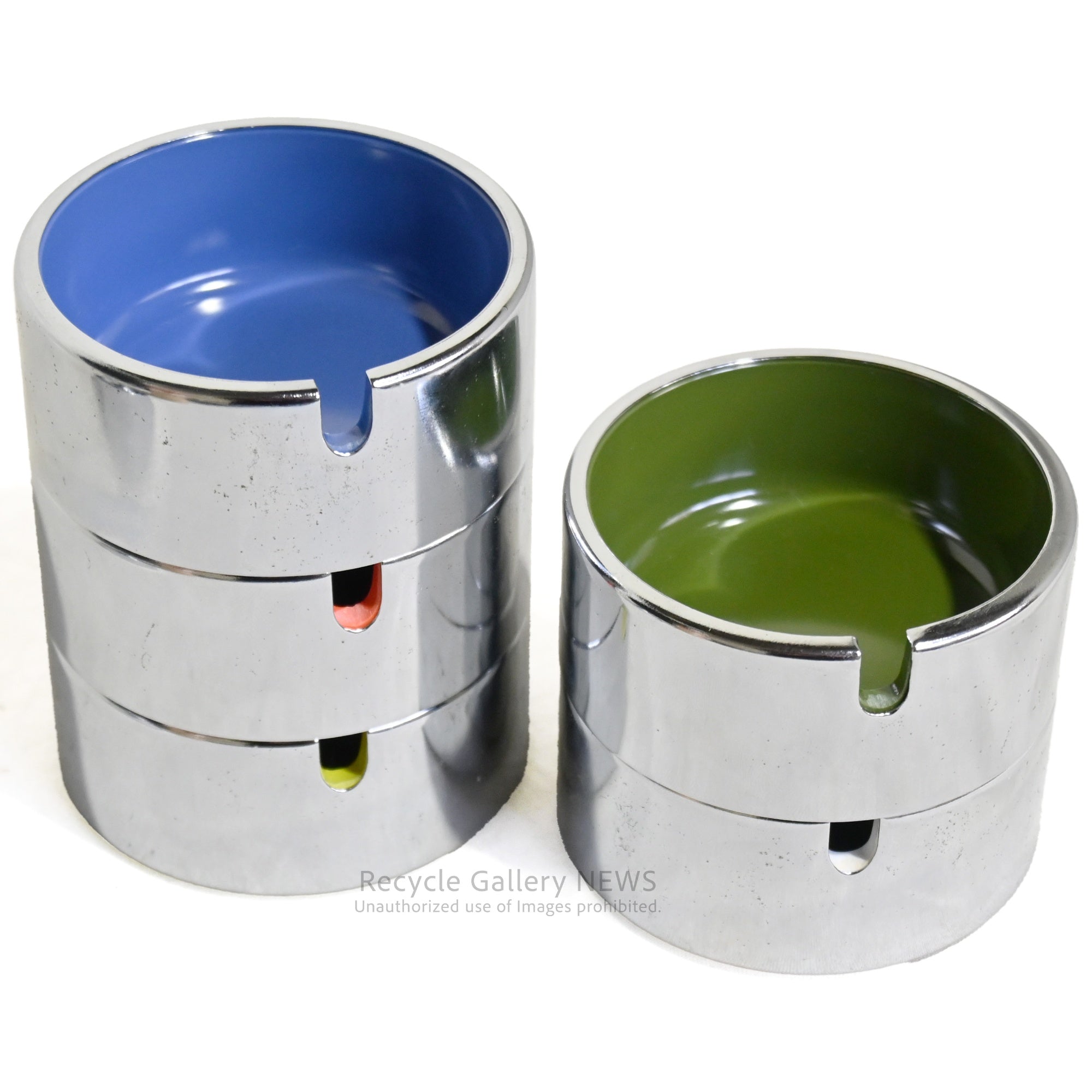 Isamu Kenmochi Stackable Ashtray with Lighter Martian Sato Shoji Japan Vintage Product Design / 剣持勇 積み重ね灰皿 ライター付 マーシャン佐藤商事 日本 ヴィンテージ プロダクトデザイン