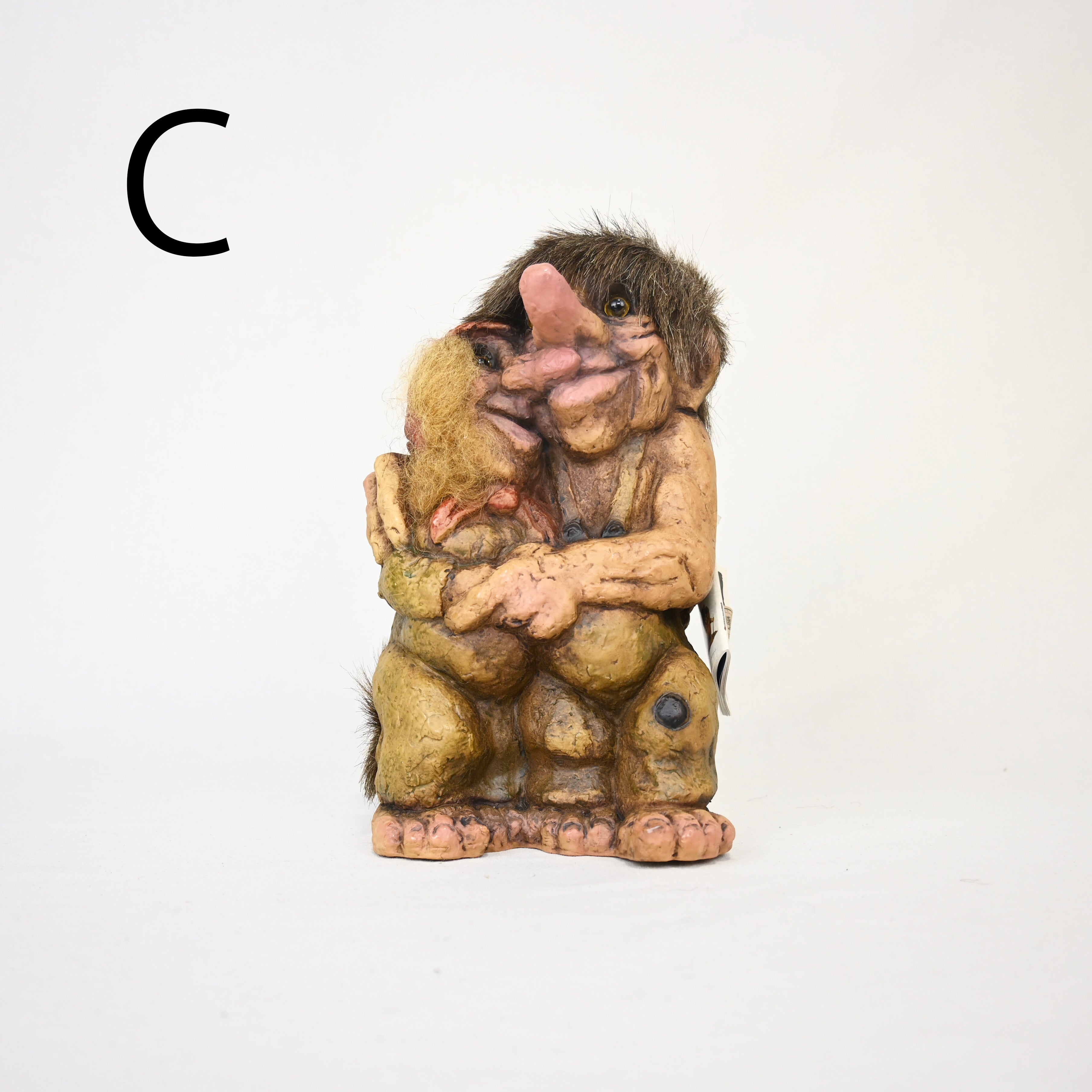 Ny From Troll doll Couple Norway vintage Hand made Souvenir / ニイフォーム社 トロール人形 カップル ノルウェー ヴィンテージ ハンドメイド スーベニア