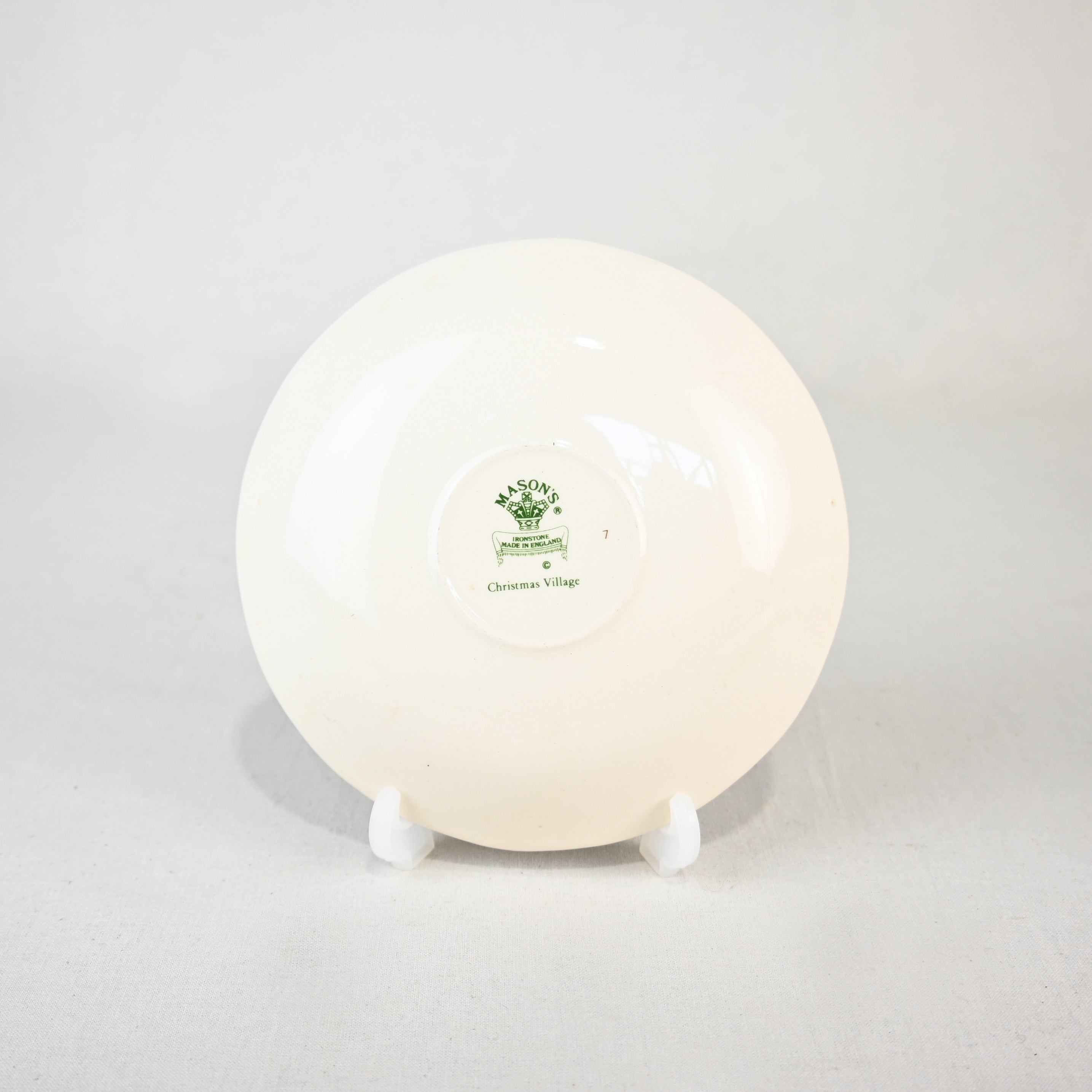 MASON'S IRONSTONE Christmas village C&S UK Vintage / メイソンズアイアンストーン クリスマスヴィレッジ カップ＆ソーサー 英国ヴィンテージ