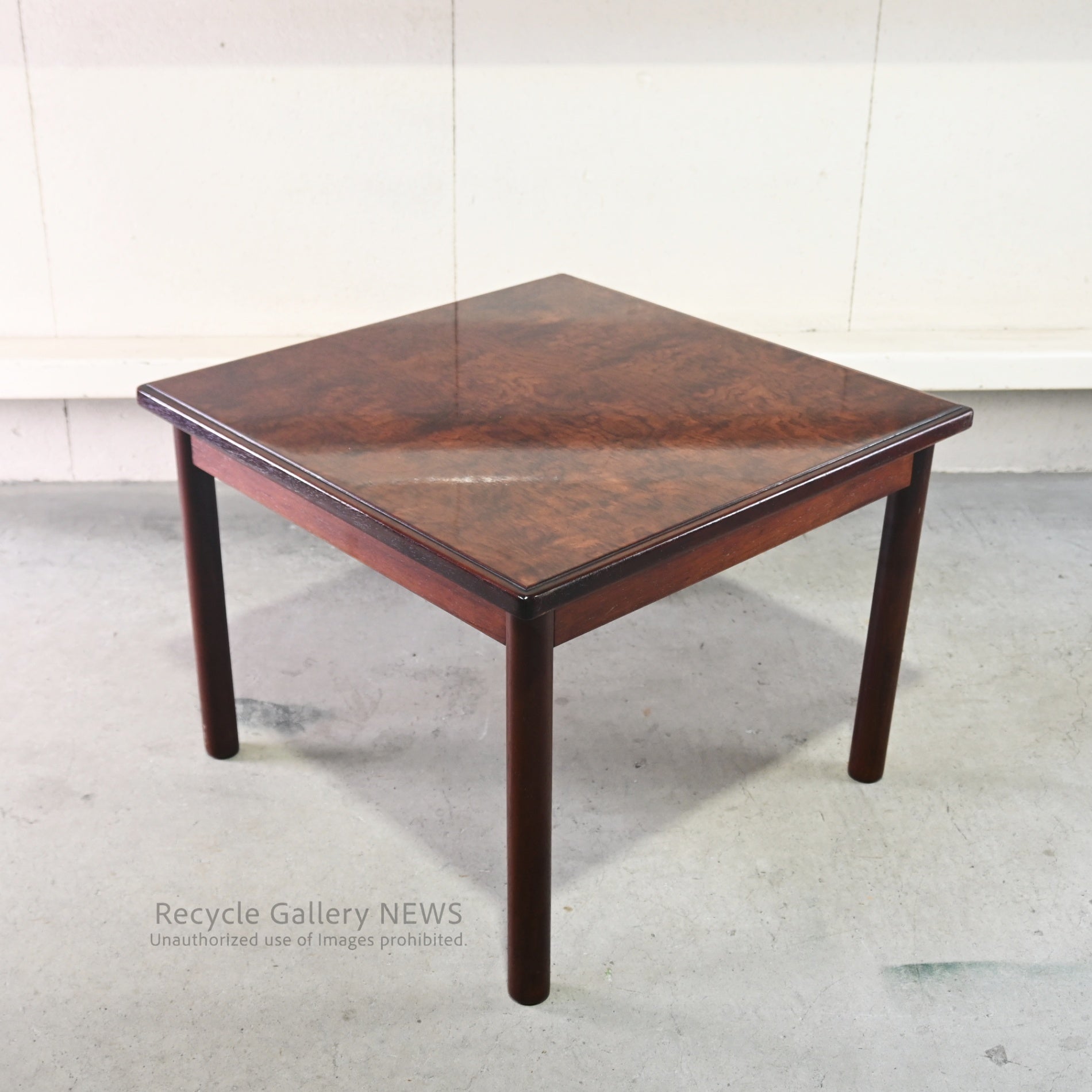 Old Maruni Mahogany Square Table Japanese Modern Design / オールドマルニ マホガニースクエアテーブル 日本 モダンデザイン