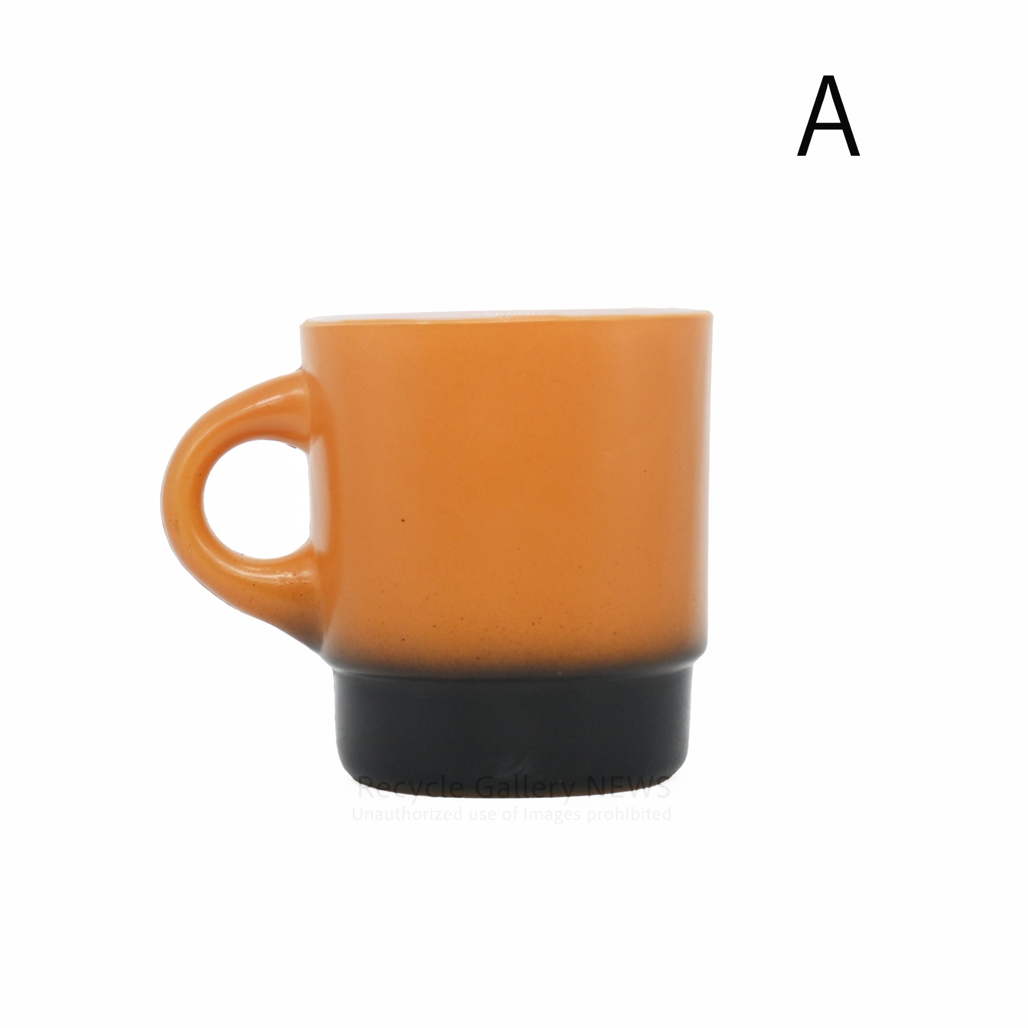Vintage Fire-King Orange Stacking Mug American Mid-Century Industrial /ファイヤーキング スタッキングマグ オレンジ アメリカ ミッドセンチュリー インダストリアル