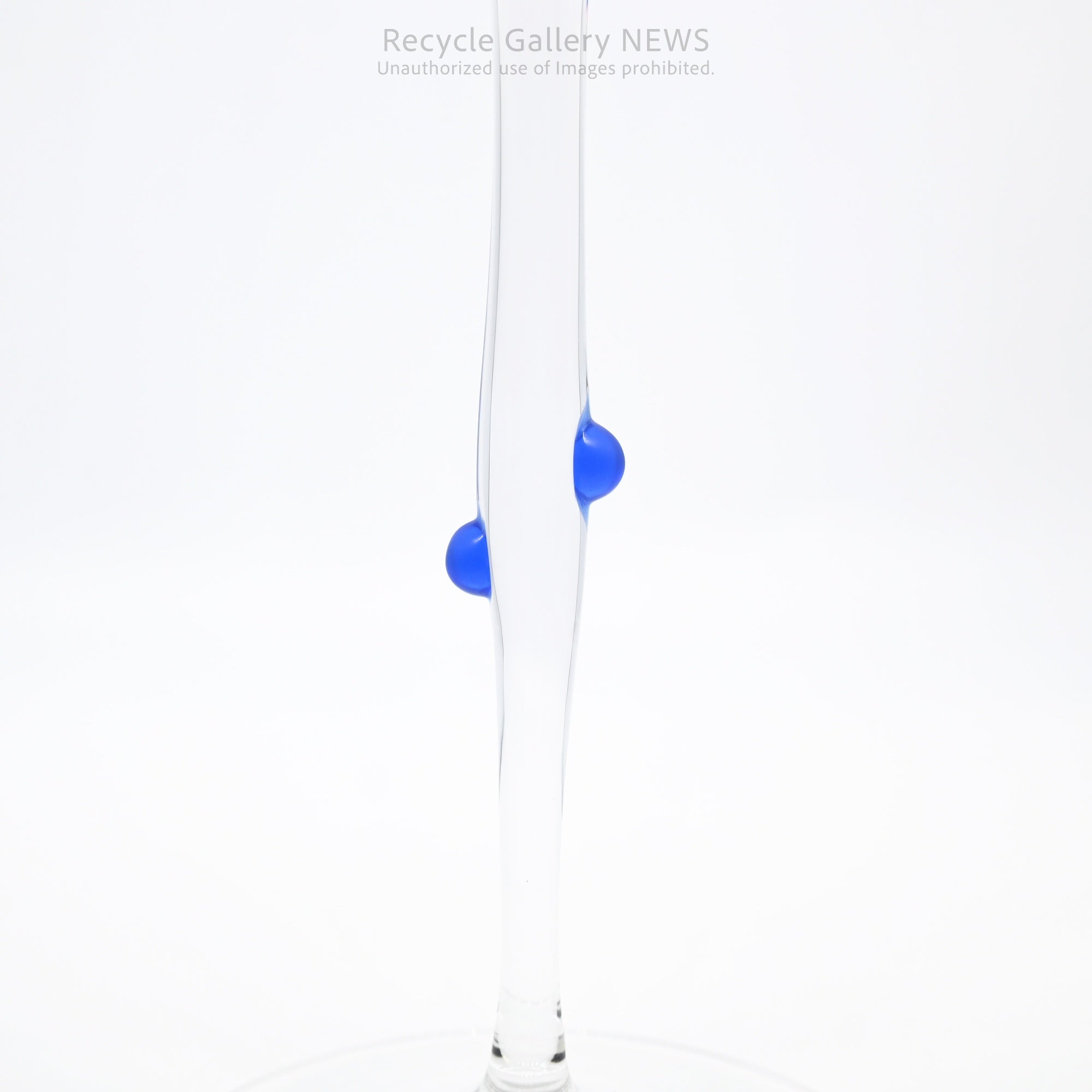 Rosenthal Cobalt Blue Glass Candle Holder Modern Interior / ローゼンタール ガラス キャンドルスタンド 青 ディスプレイ モダンインテリア