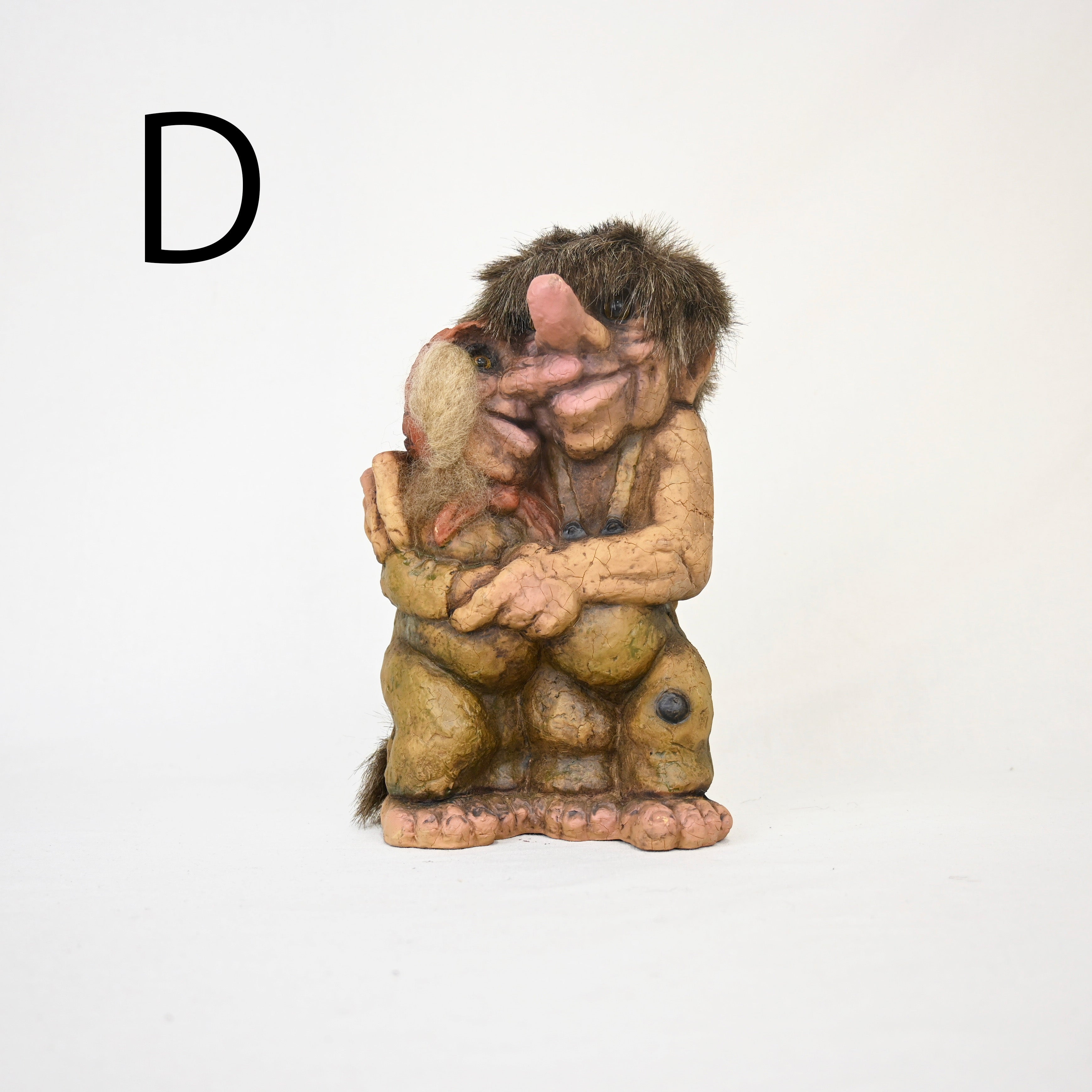 Ny From Troll doll Couple Norway vintage Hand made Souvenir / ニイフォーム社 トロール人形 カップル ノルウェー ヴィンテージ ハンドメイド スーベニア