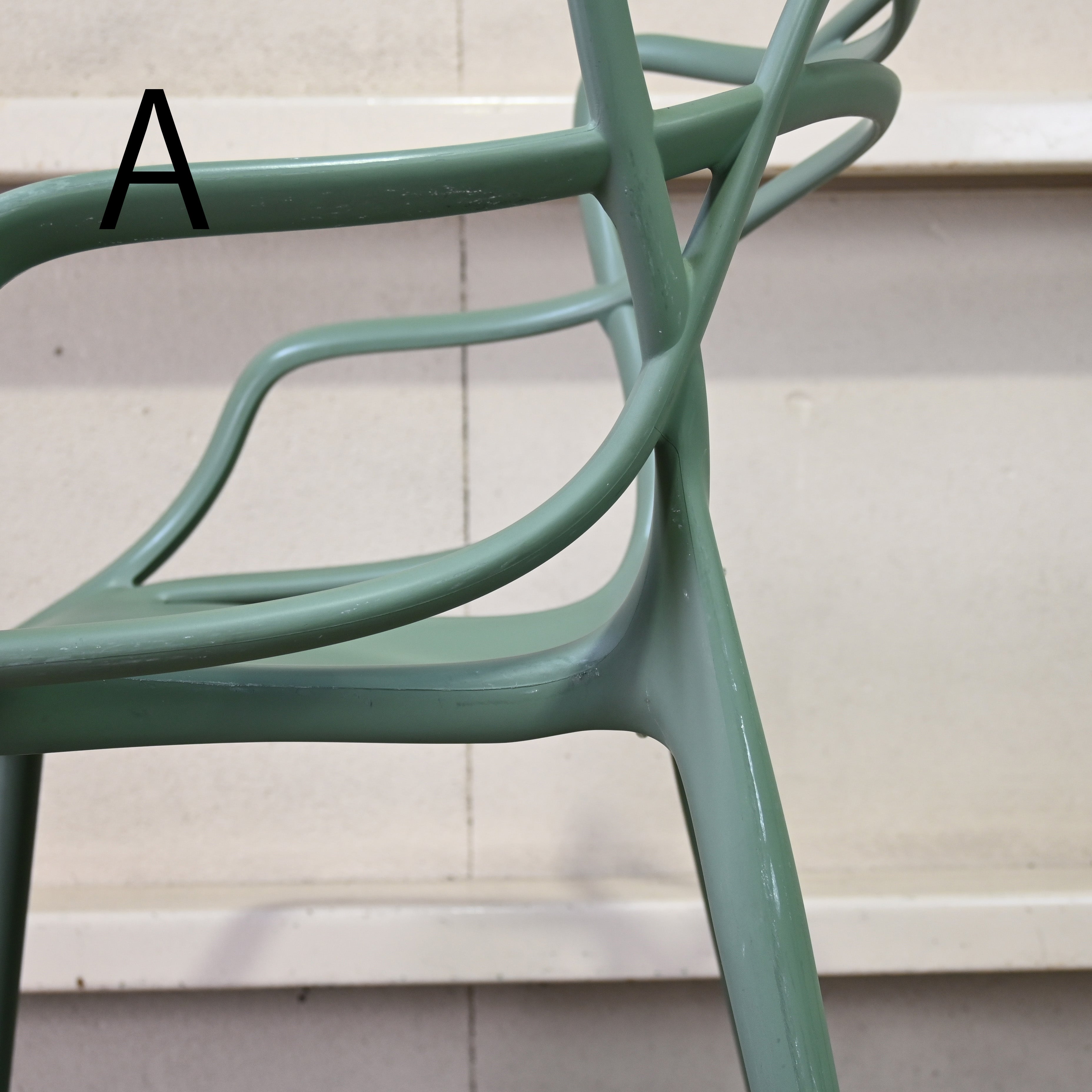 Kartell MASTERS  Dining chair  Sage green Philippe Starck / カルテル マスターズ ダイニングチェア セージグリーン フィリップスタルク