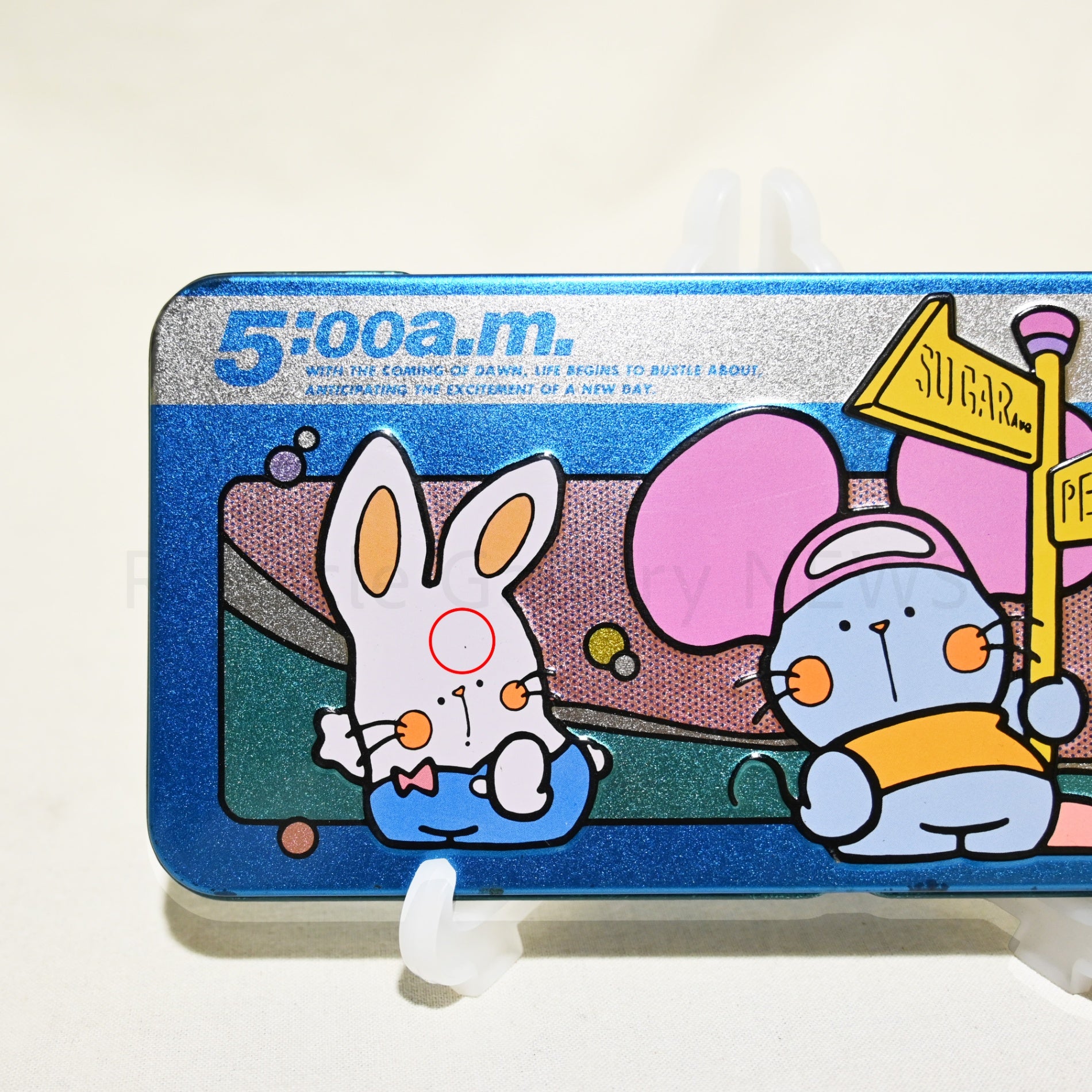 Sanrio Bubble Cheeks Pencil case Retro Japan Vintage / サンリオ バブルチークス 缶ペンケース 昭和レトロ 当時物 ヴィンテージ