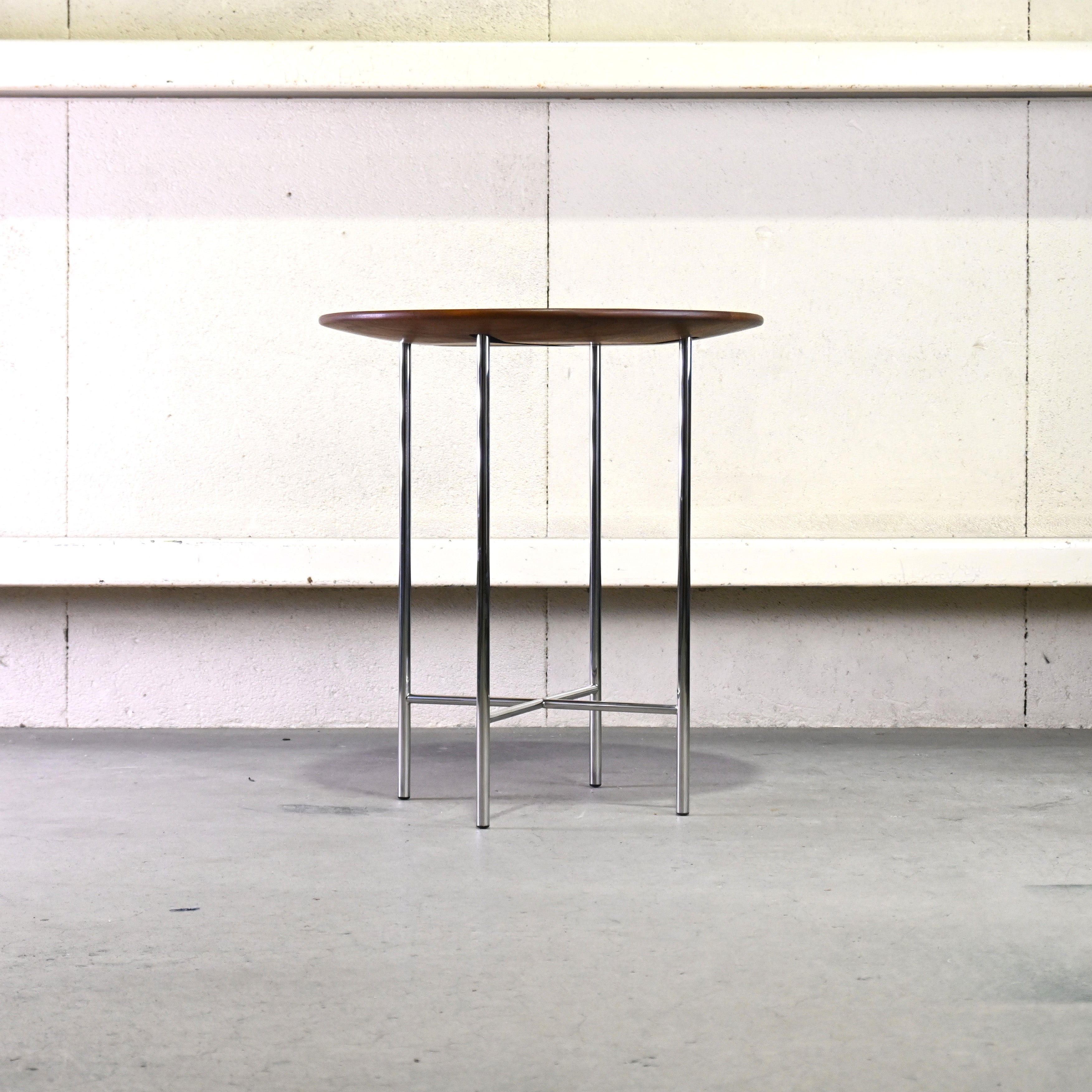 Ritzwell Ibiza Forte Side table Jun Kamahara Walnut × Steel Japanese modern design / リッツウェル イビザフォルテ サイドテーブル 蒲原潤 ウォールナット スチール ジャパニーズモダンデザイン