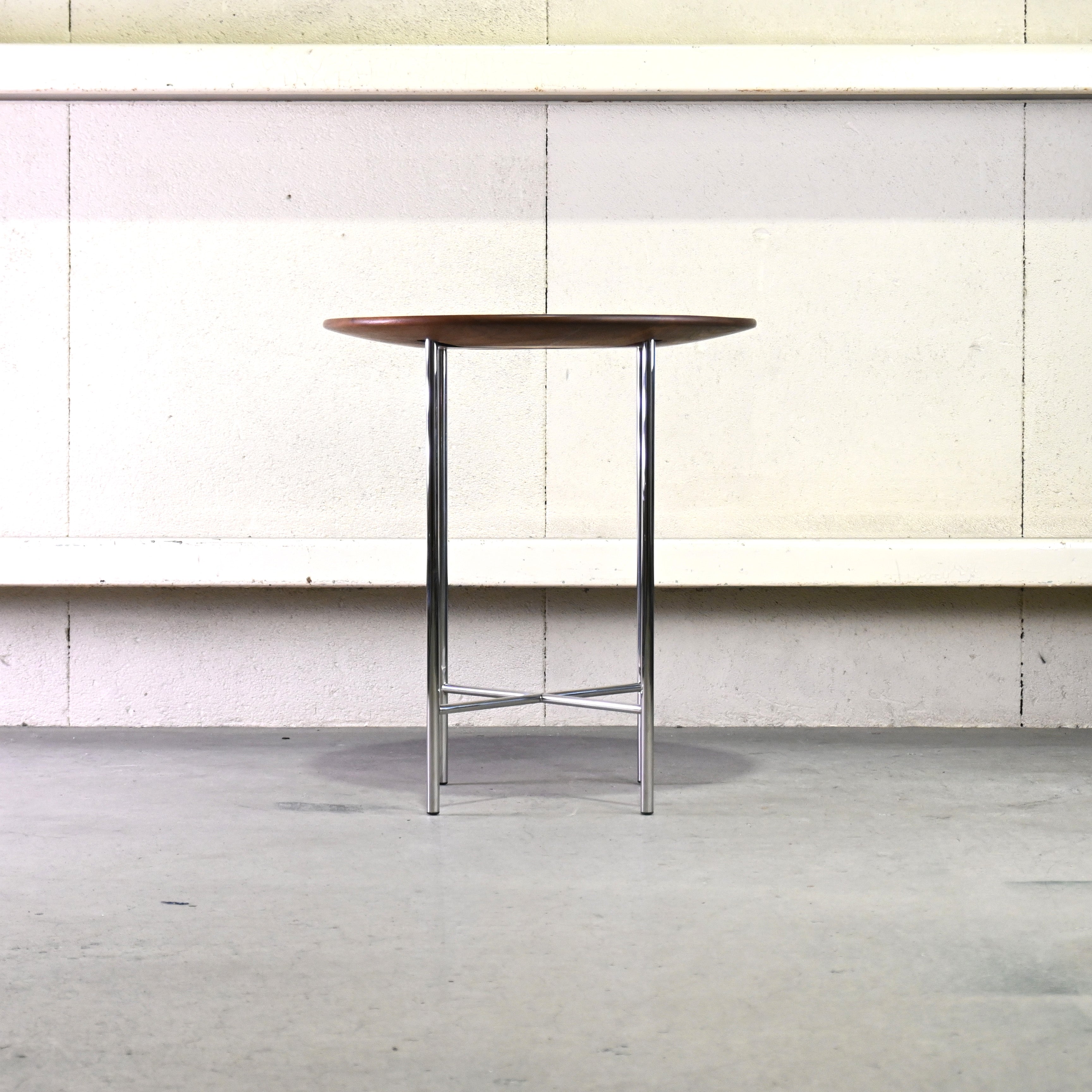 Ritzwell Ibiza Forte Side table Jun Kamahara Walnut × Steel Japanese modern design / リッツウェル イビザフォルテ サイドテーブル 蒲原潤 ウォールナット スチール ジャパニーズモダンデザイン