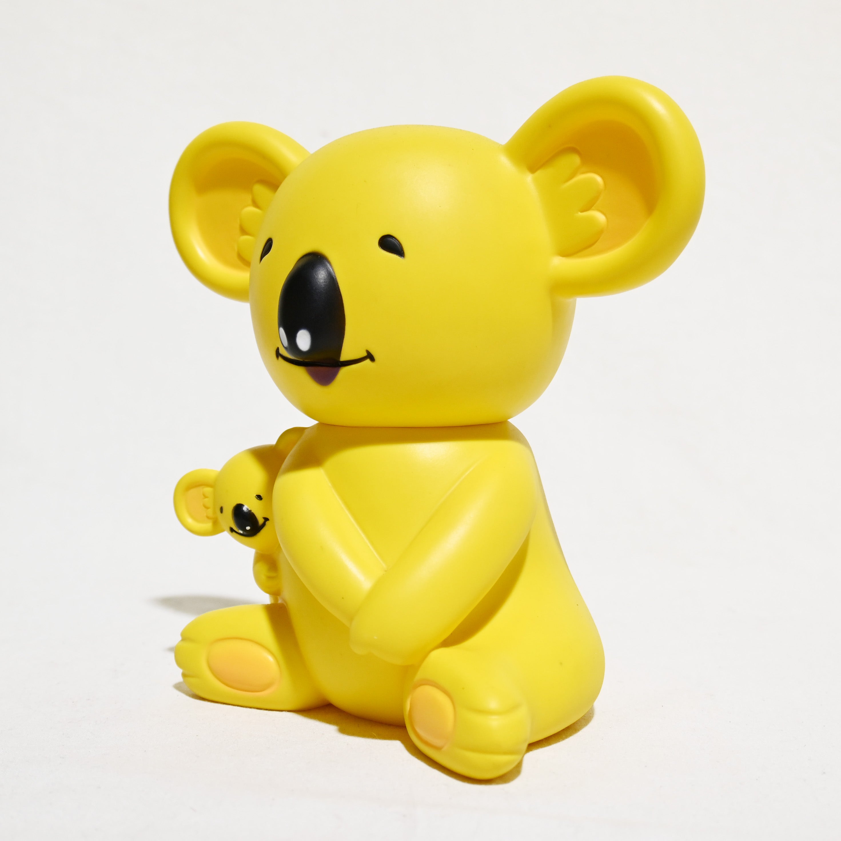 野村證券 コアラ ソフビ ユーユーちゃん貯金箱 昭和レトロ 70年代 / Nomura Securities Co., Ltd. Koala Soft Vinyl Yu-Yu-chan Piggy Bank Japan Retro 70's