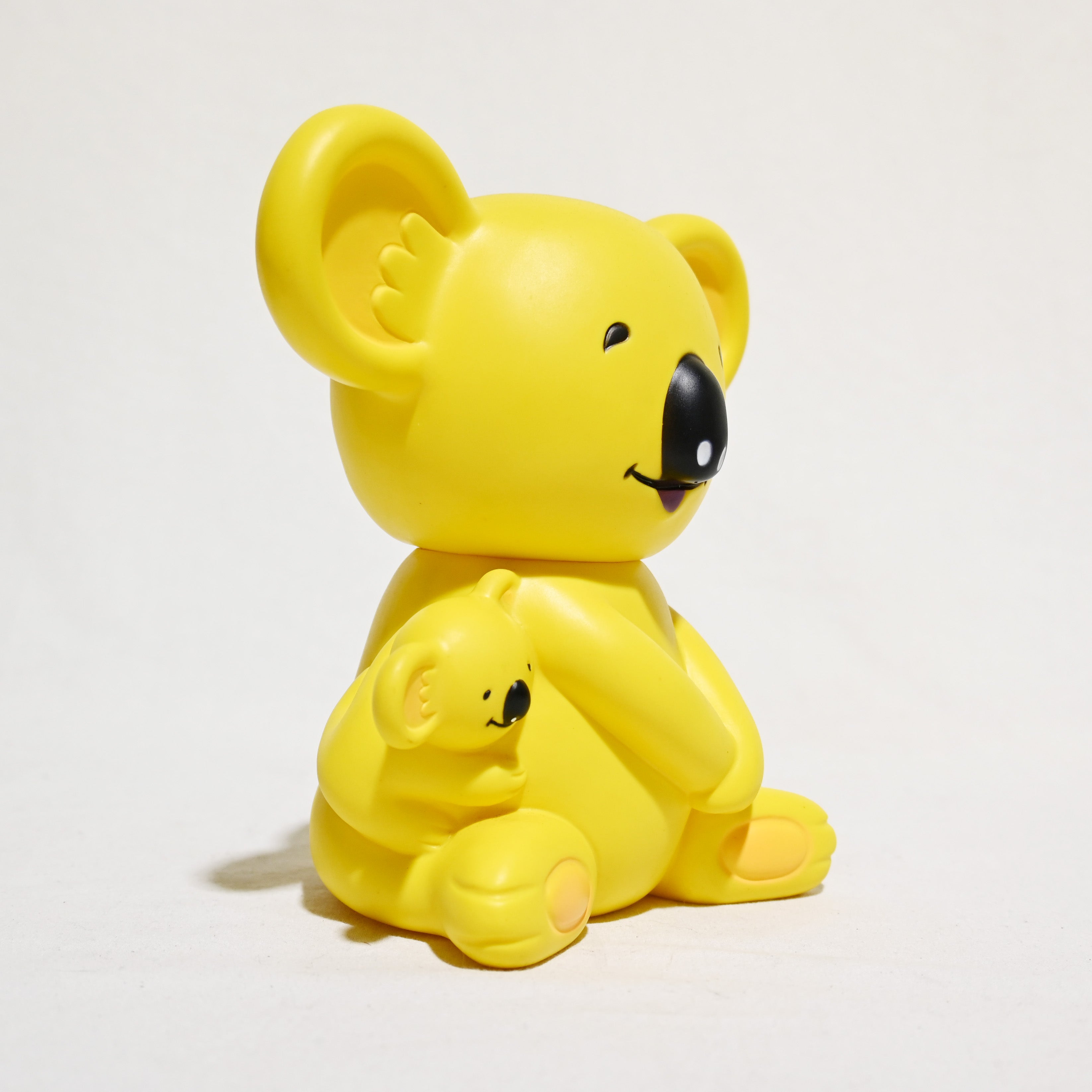 野村證券 コアラ ソフビ ユーユーちゃん貯金箱 昭和レトロ 70年代 / Nomura Securities Co., Ltd. Koala Soft Vinyl Yu-Yu-chan Piggy Bank Japan Retro 70's