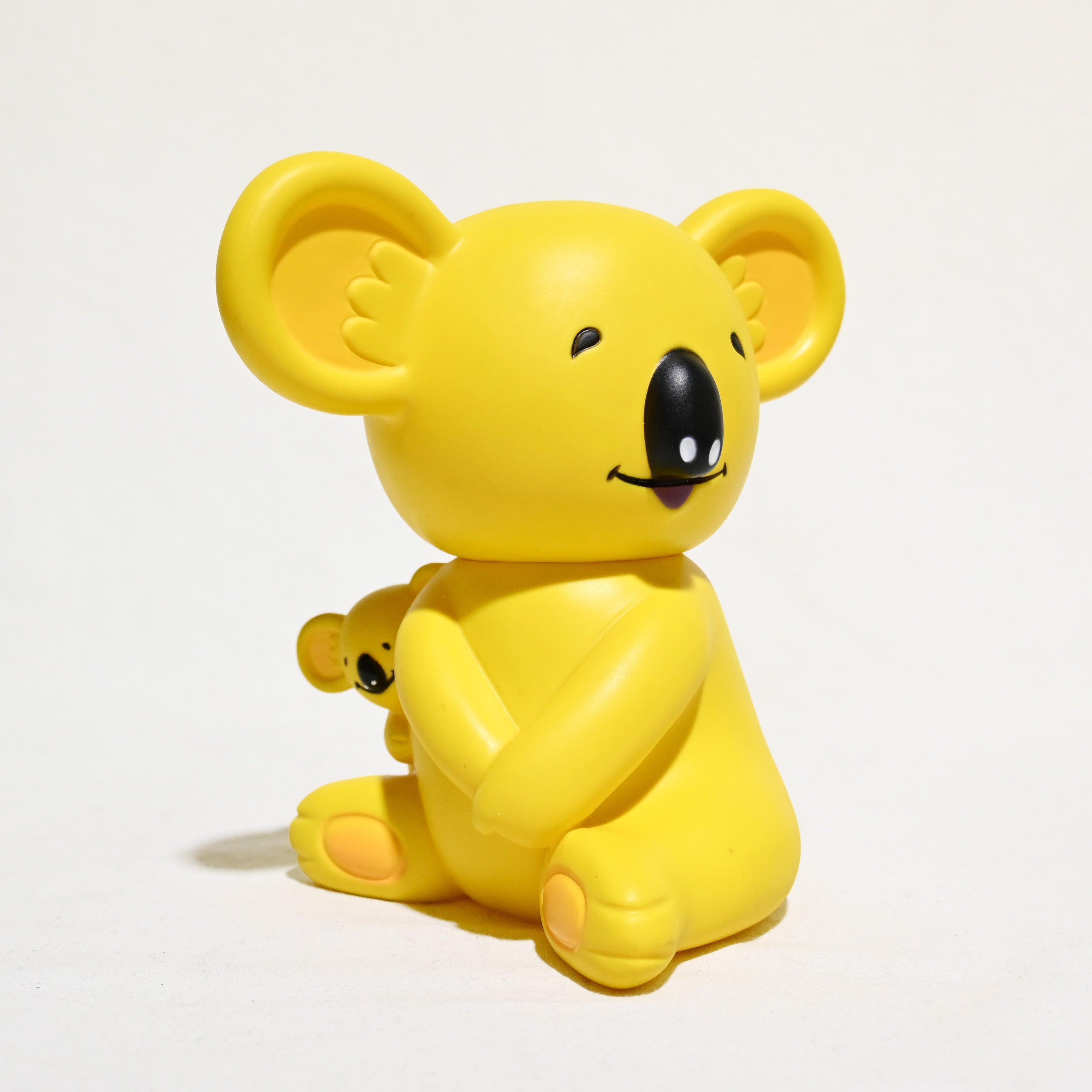 野村證券 コアラ ソフビ ユーユーちゃん貯金箱 昭和レトロ 70年代 / Nomura Securities Co., Ltd. Koala Soft Vinyl Yu-Yu-chan Piggy Bank Japan Retro 70's
