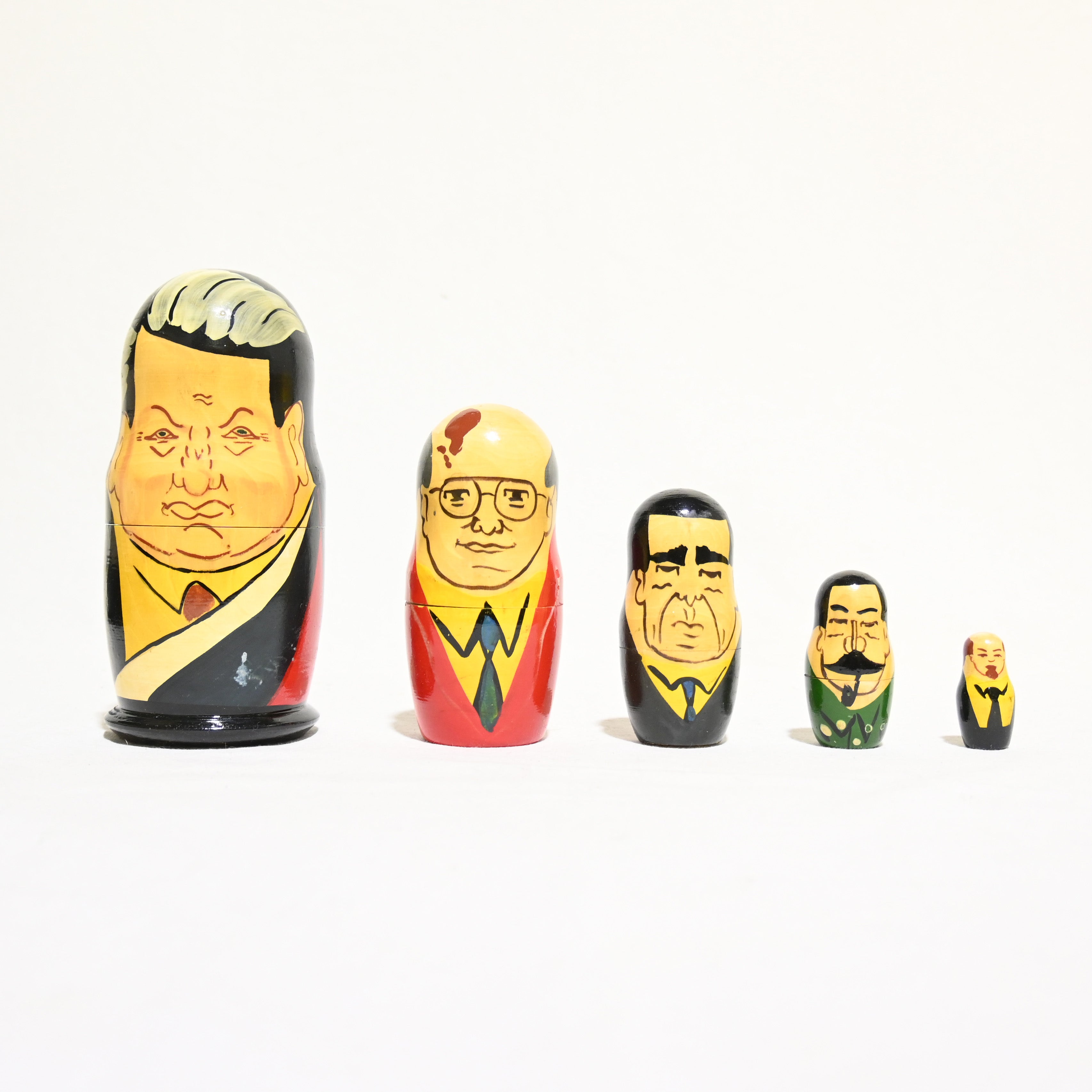 Soviet Union Leaders Matryoshka Russia Vintage / ソビエト連邦 指導者 マトリョーシカ ロシア 旧ソ連 ヴィンテージ