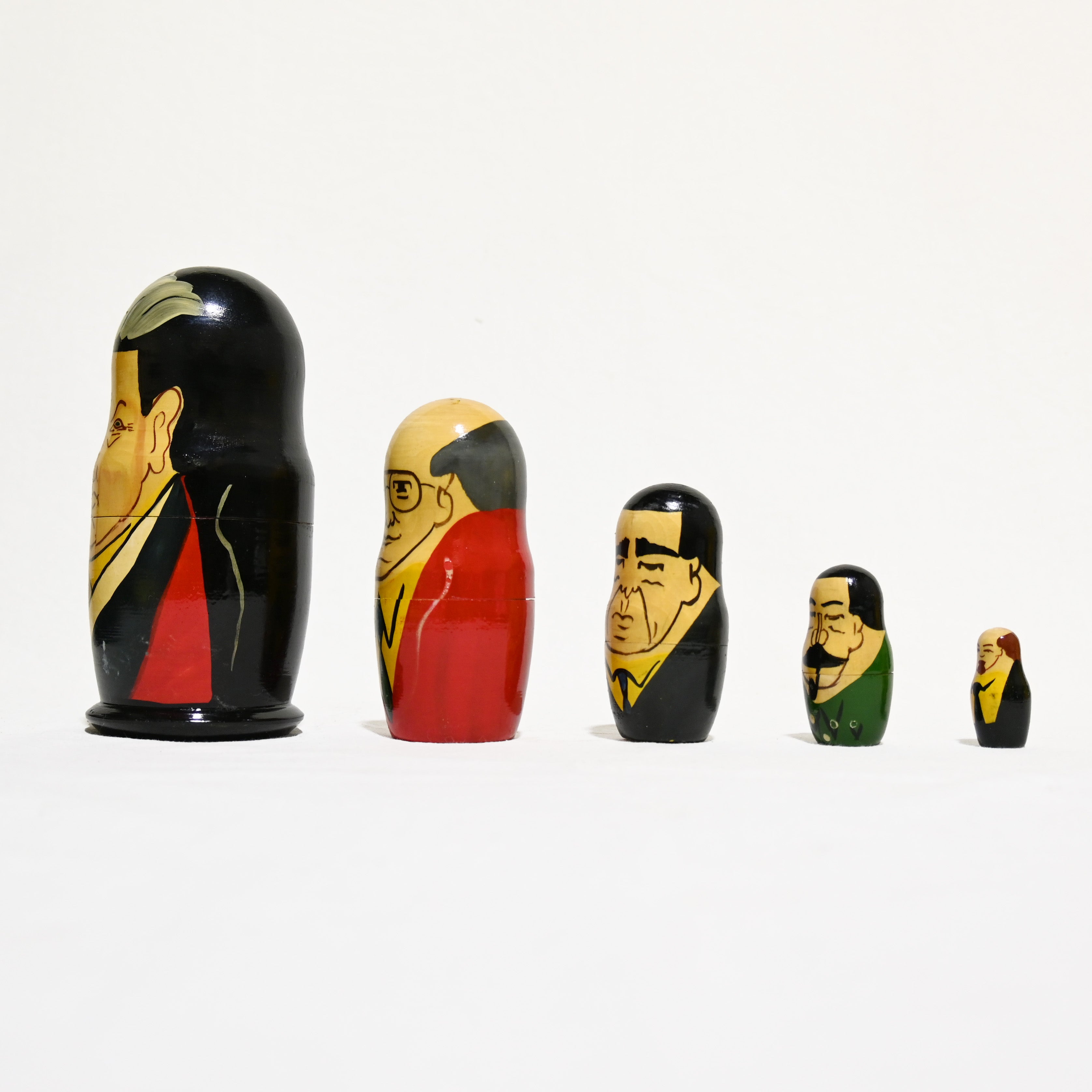 Soviet Union Leaders Matryoshka Russia Vintage / ソビエト連邦 指導者 マトリョーシカ ロシア 旧ソ連 ヴィンテージ