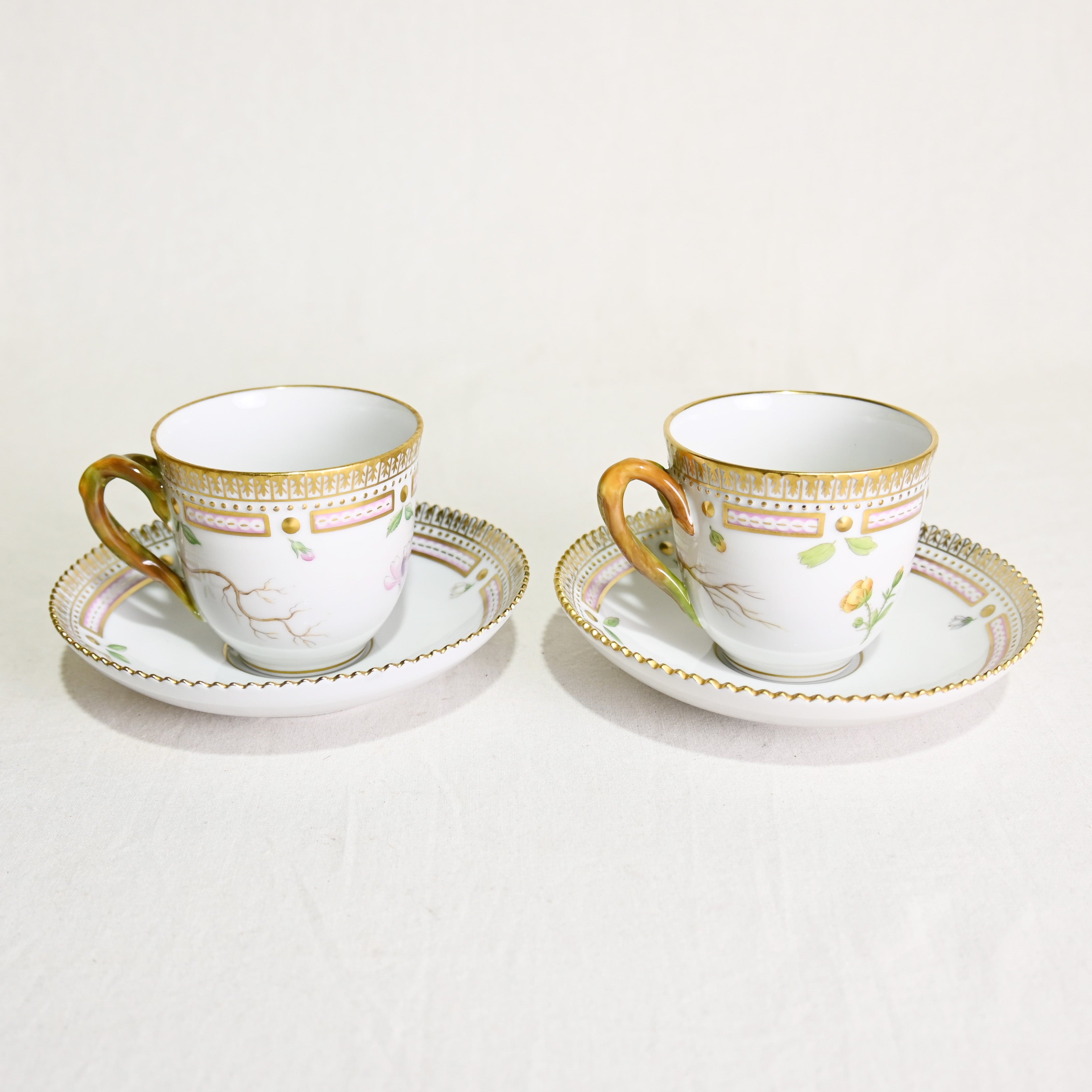 ROYAL COPENHAGEN Flora Danica C&S Denmark Luxury Tableware / ロイヤルコペンハーゲン フローラダニカ カップ＆ソーサー 高級食器 デンマーク