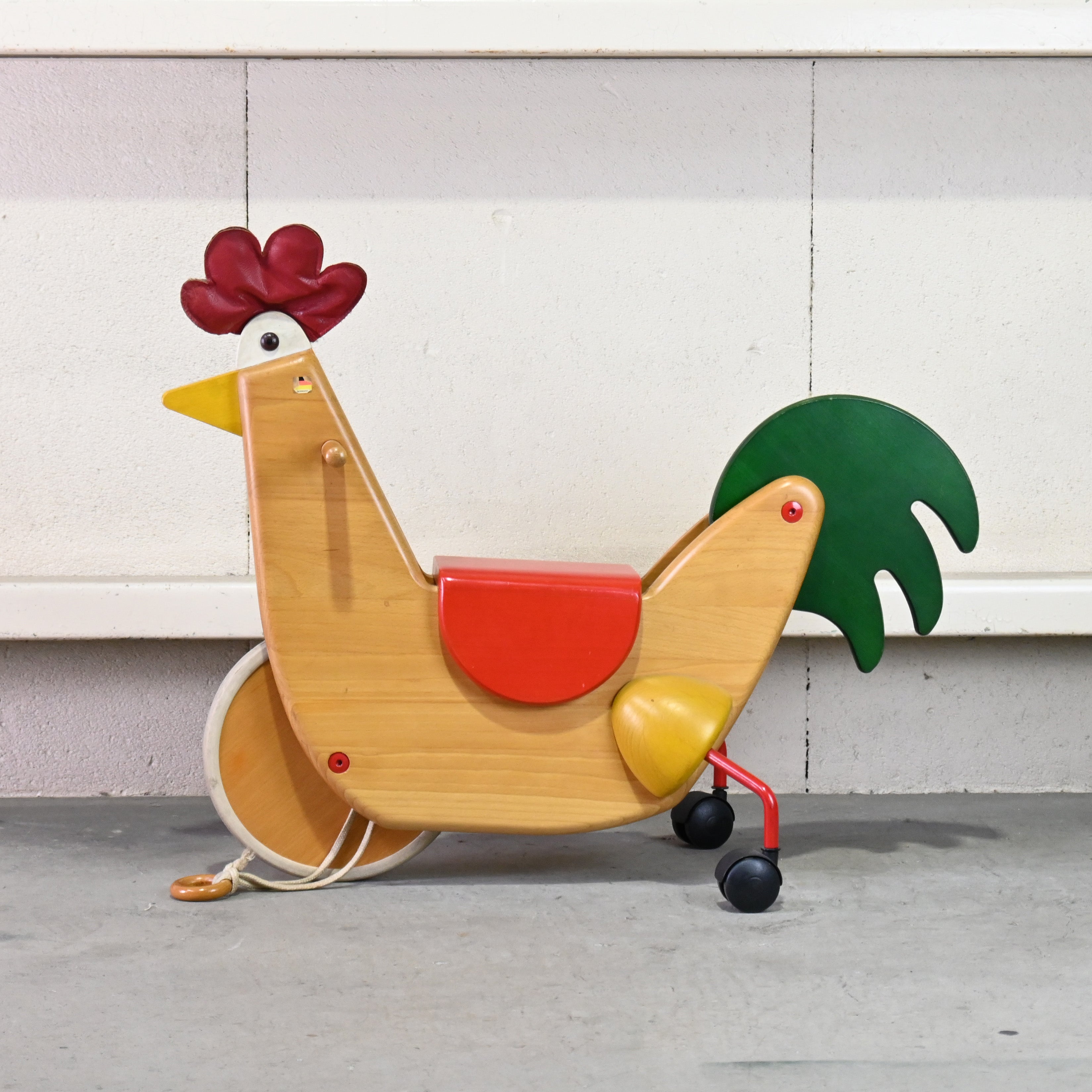 LOGA Wooden tricycle Chicken Kids toy Germany Vintage / 木製三輪車 ニワトリ こども 玩具 ドイツ ヴィンテージ