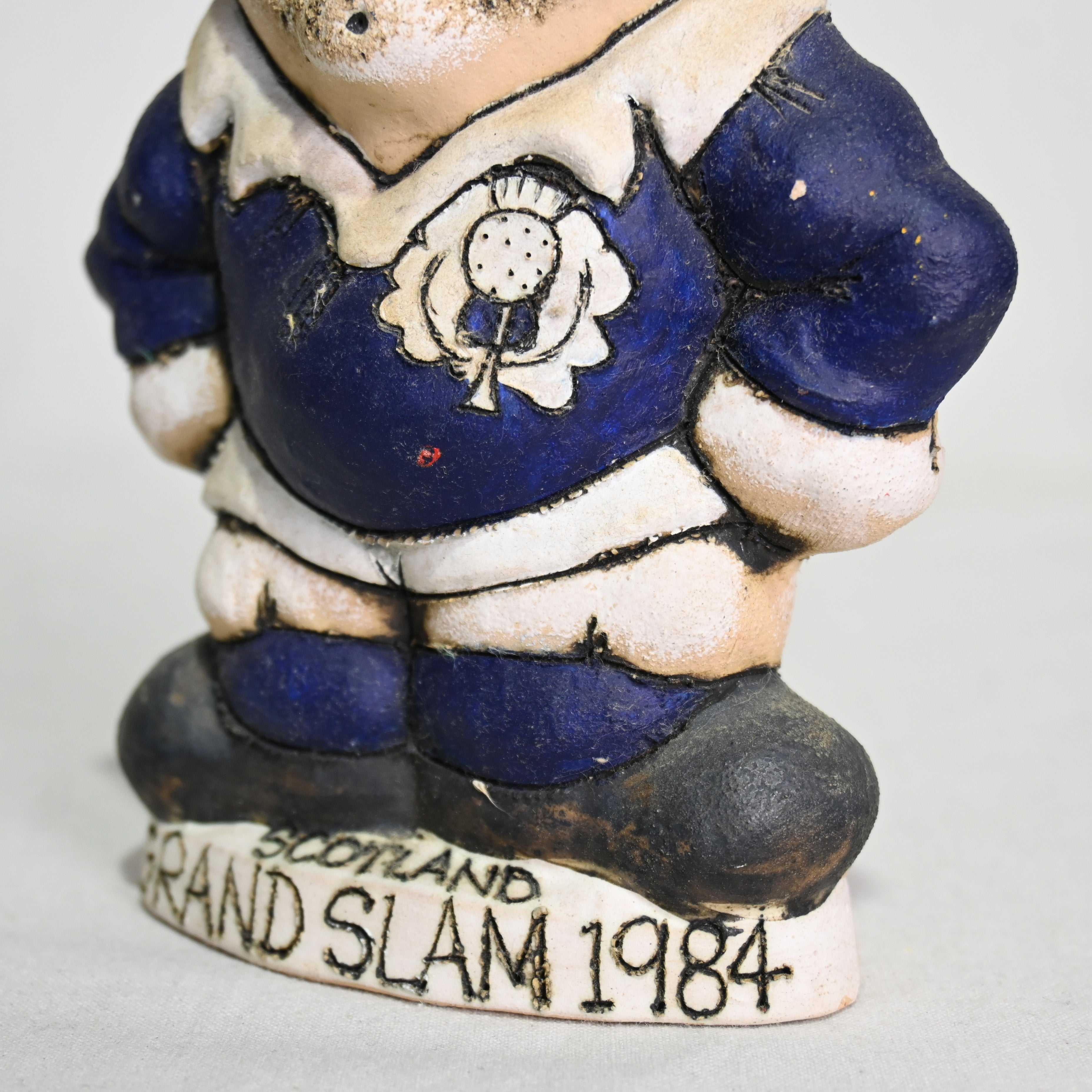 Grogg John Percival Hughes Rugby player old figure UK vintage / グロッグ ラグビー ラガーマン オールドオブジェ フィギュア イギリス ウェールズ ヴィンテージ