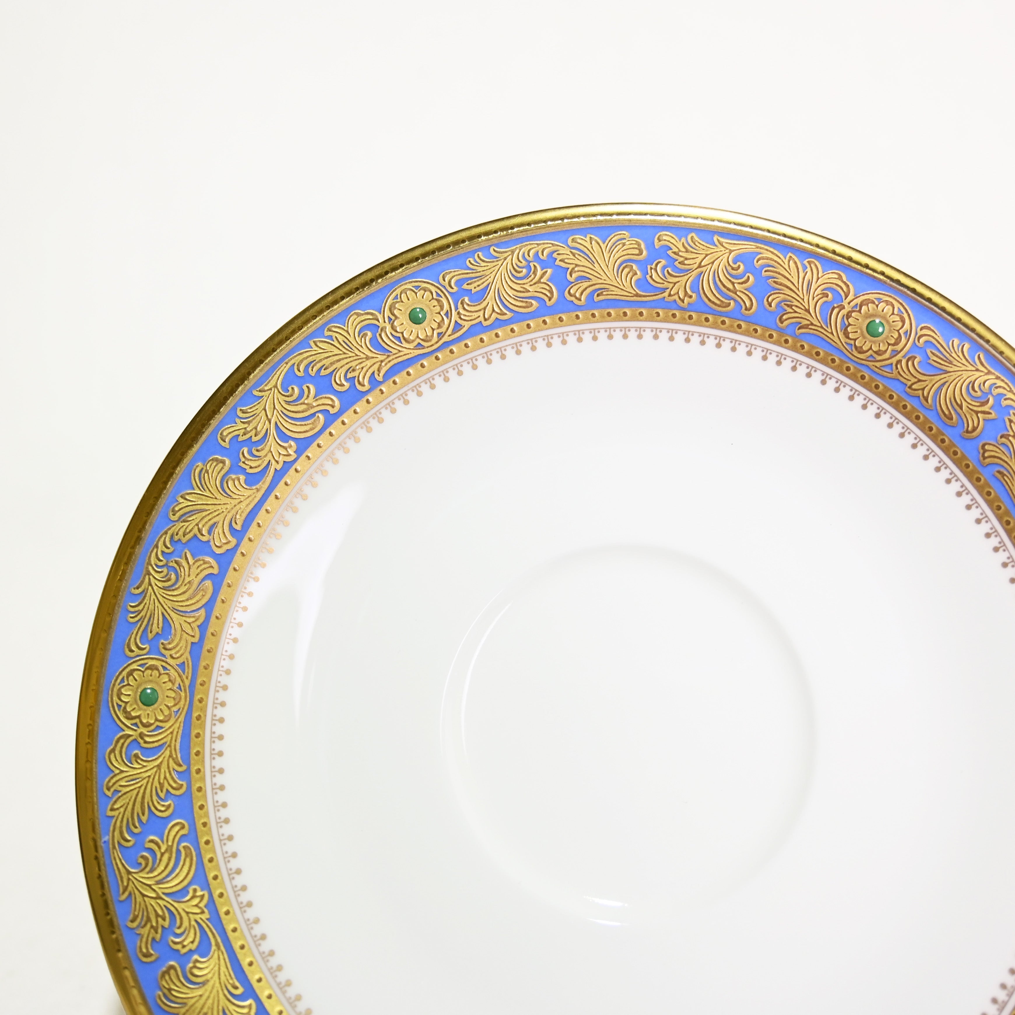 Noritake GRAND BROCHE C＆S＆Plate Japan Luxury Tableware / ノリタケ グランブロシェ トリオペア カップ ソーサー プレート 箱付き