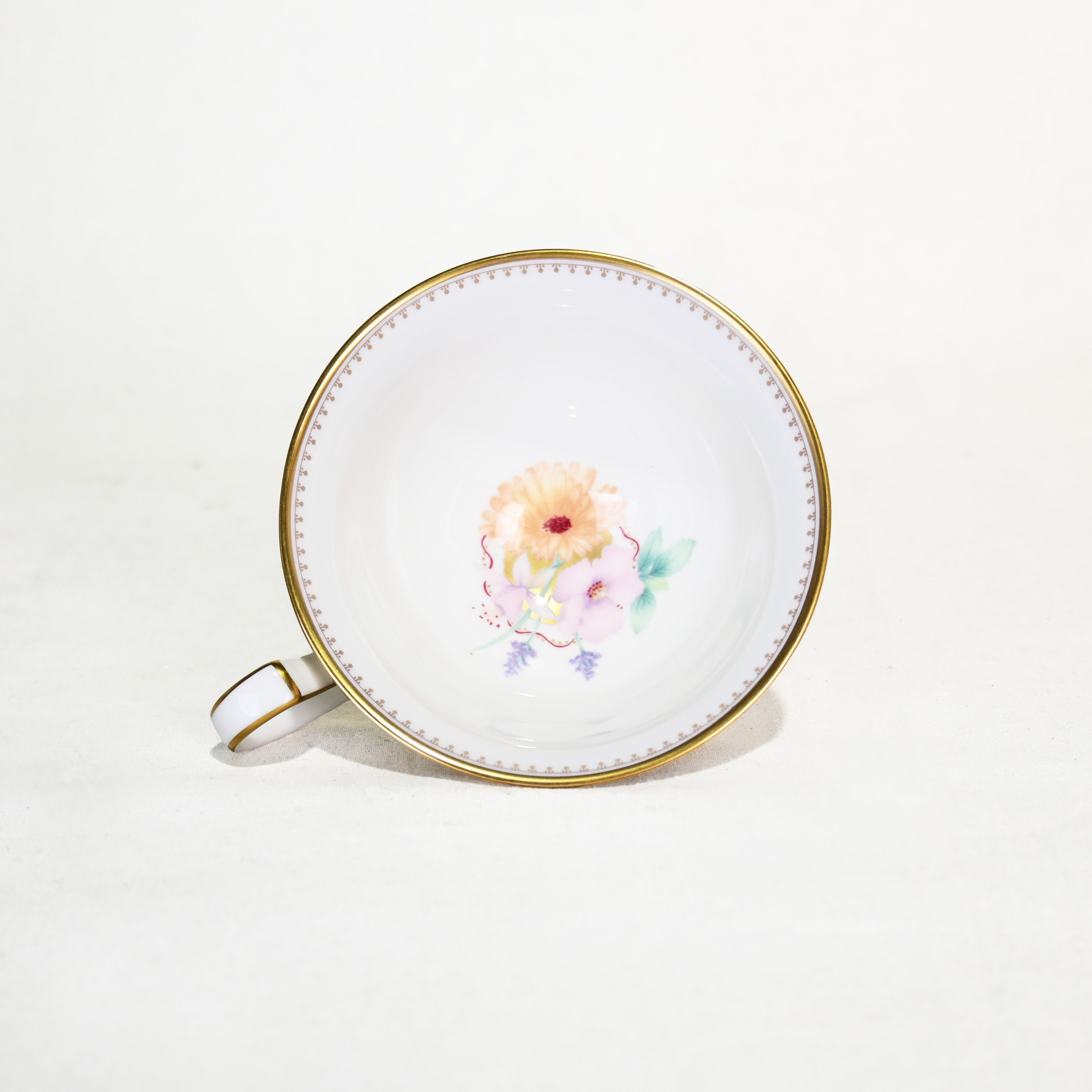 Noritake GRAND BROCHE C＆S＆Plate Japan Luxury Tableware / ノリタケ グランブロシェ トリオペア カップ ソーサー プレート 箱付き