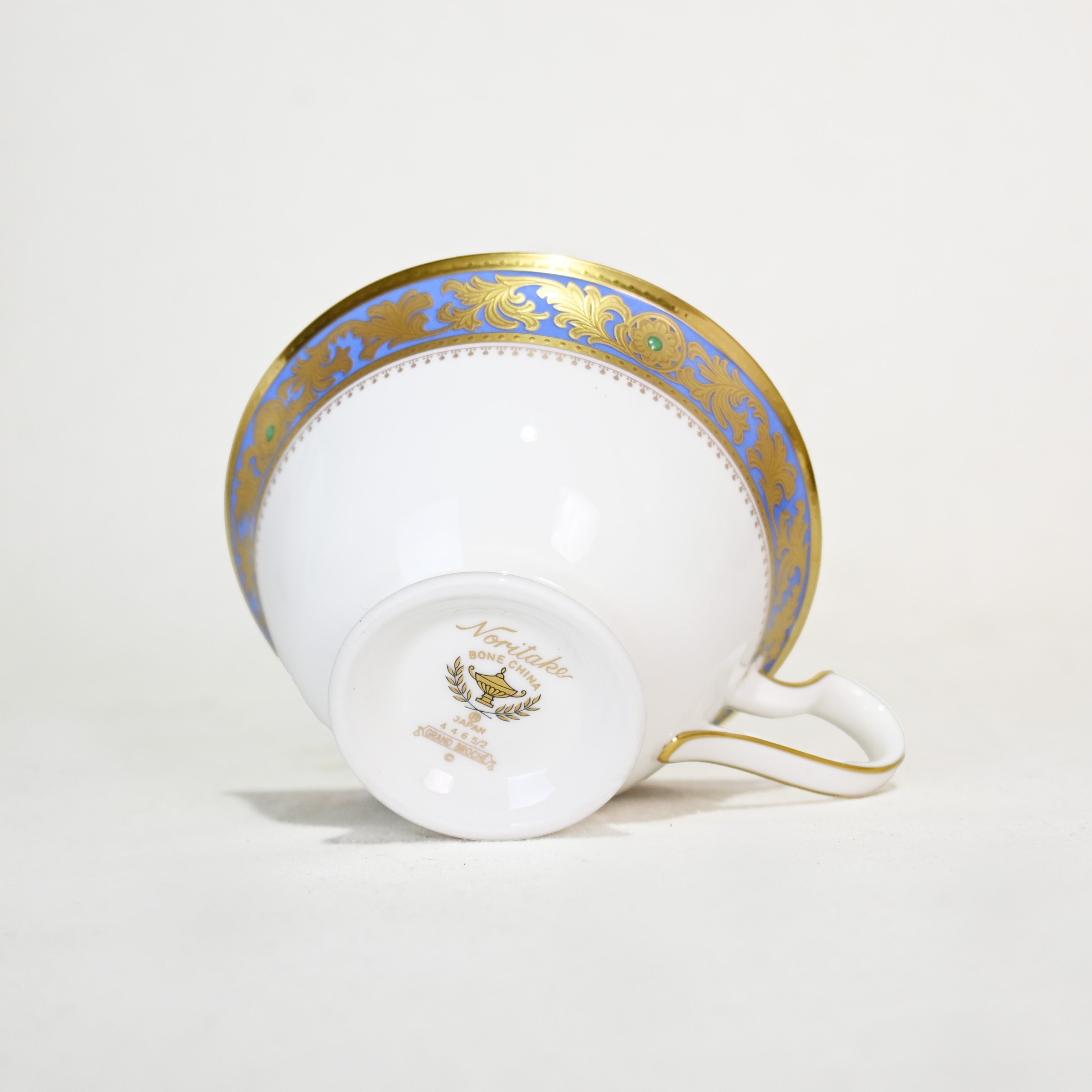 Noritake GRAND BROCHE C＆S＆Plate Japan Luxury Tableware / ノリタケ グランブロシェ トリオペア カップ ソーサー プレート 箱付き