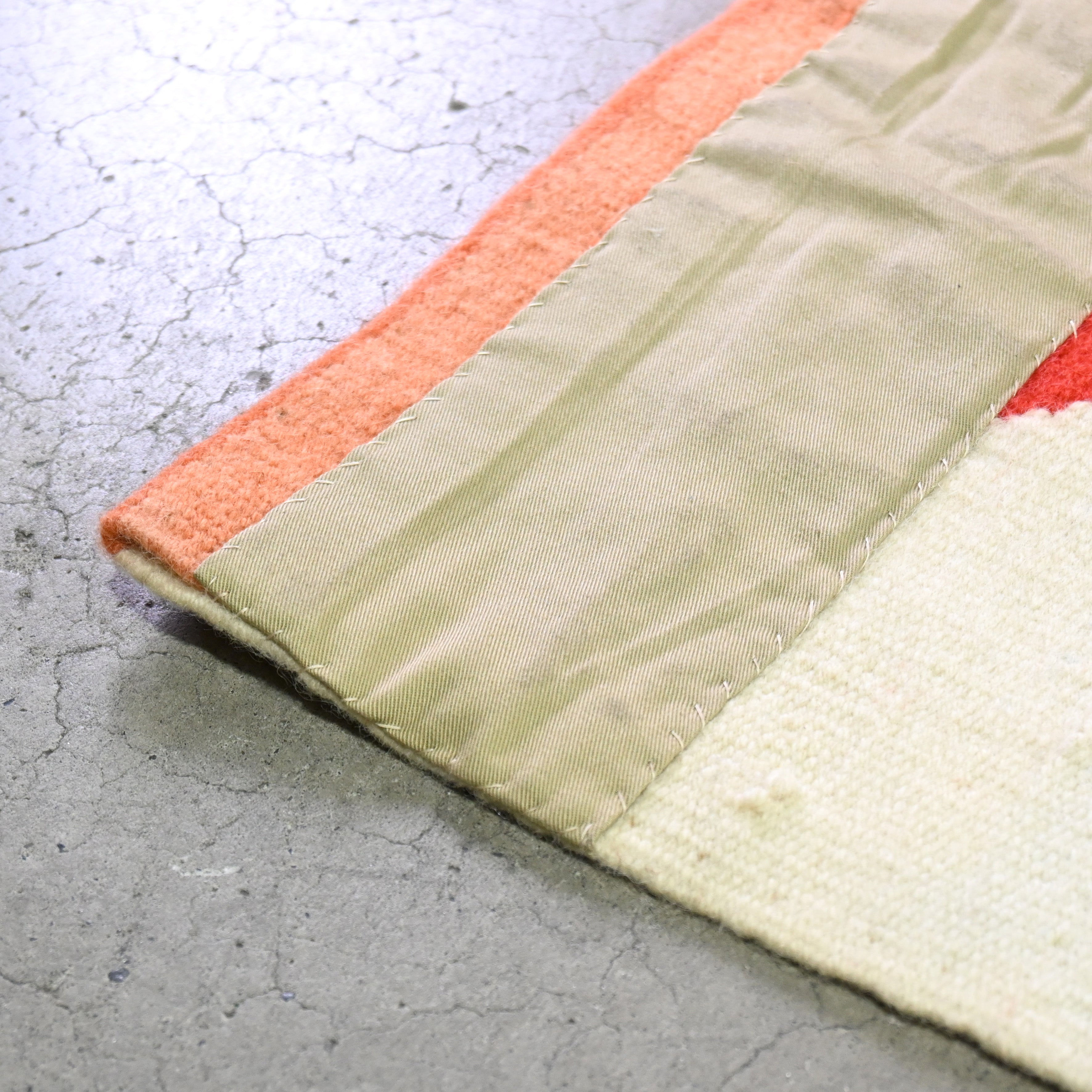 NAIK-SATAM, Prabhakar Wool tapestry Dyed fabric Fork art / プラブハカール・ナイクサタム ウールタペストリー 染織物 フォークアート