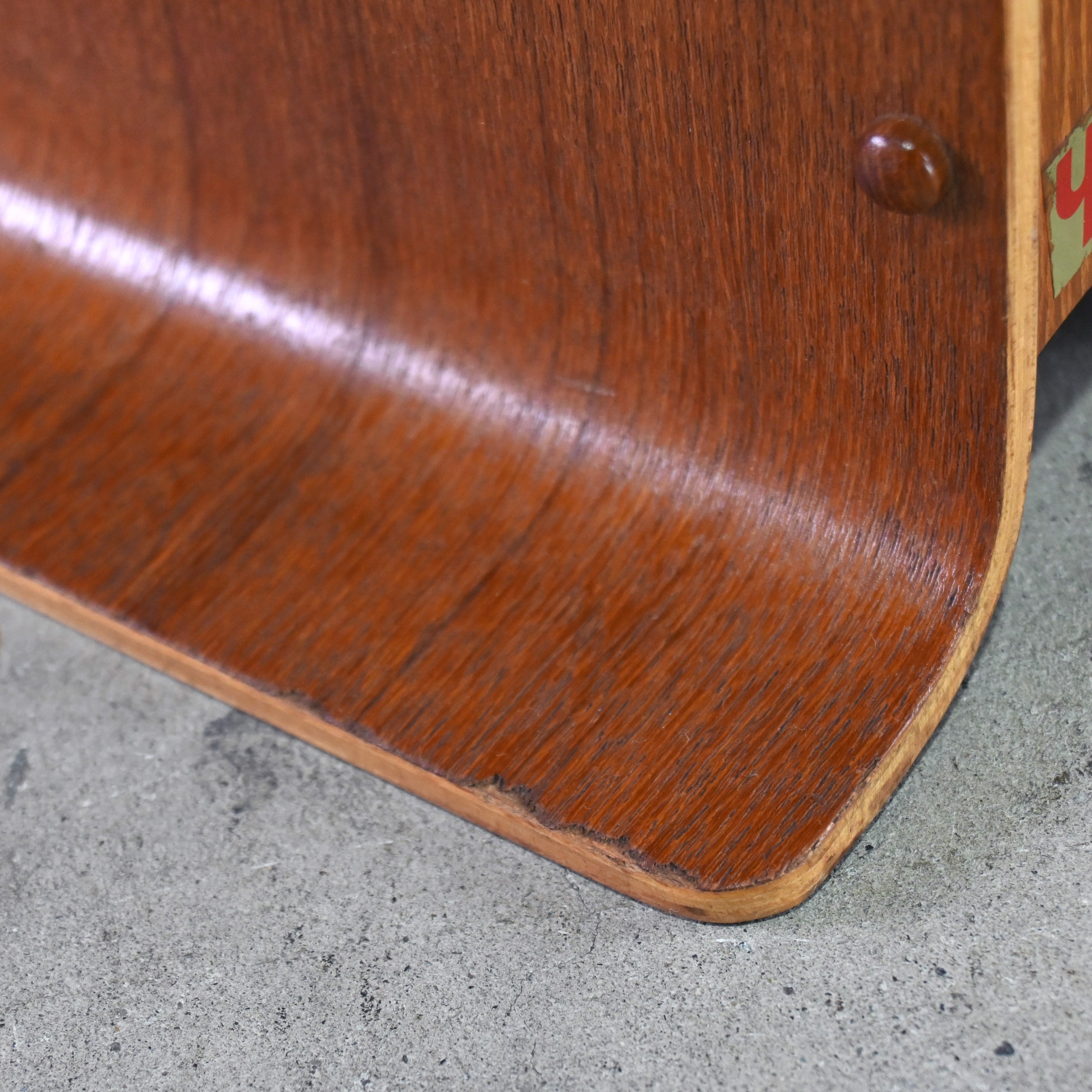 YAMAGUCHI 1970's Teak plywood Magazine rack Slipper rack Japanese modern Scandinavian design / 山口木材工芸 1970年代 チーク材 プライウッド マガジンラック スリッパラック ジャパニーズモダン 北欧デザイン