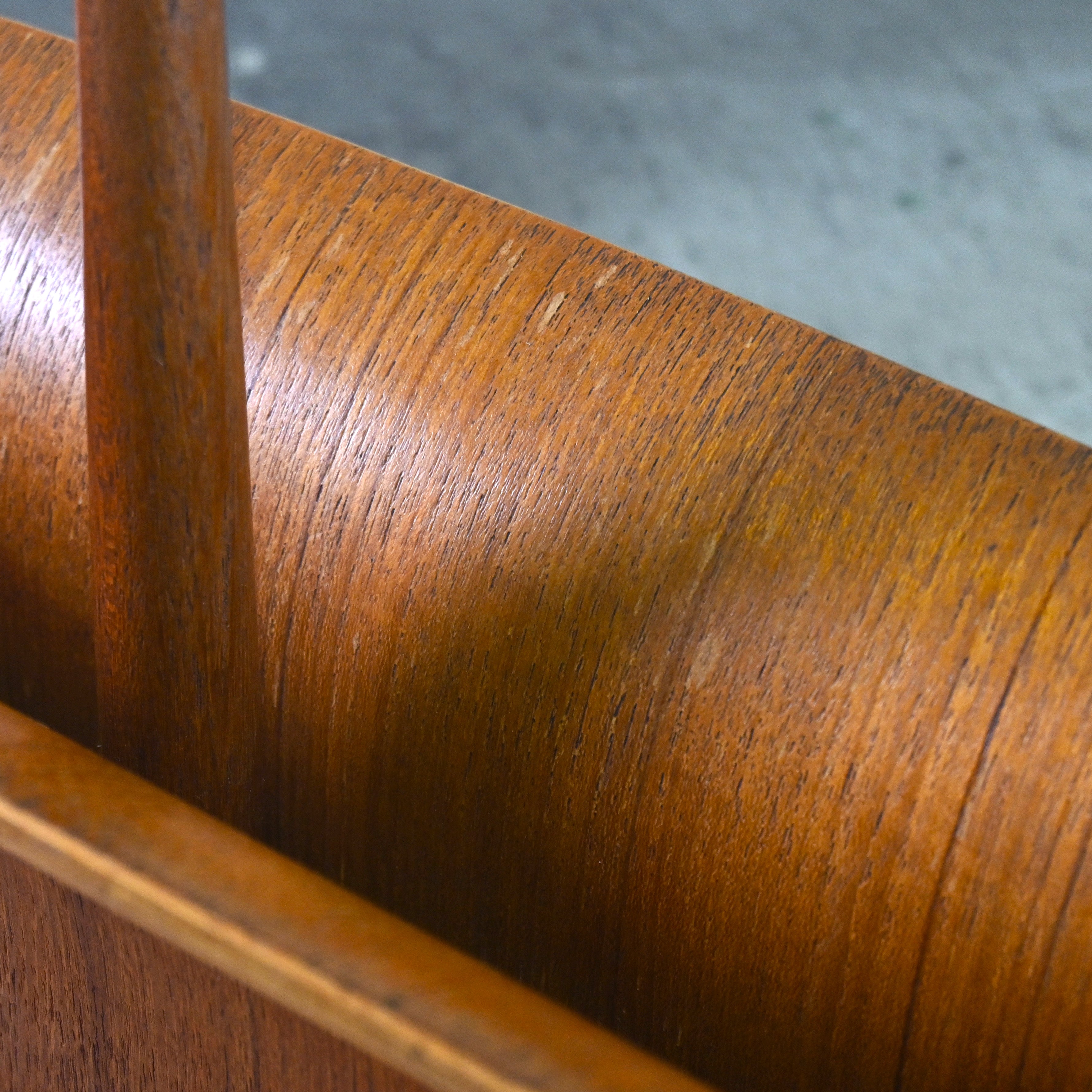 YAMAGUCHI 1970's Teak plywood Magazine rack Slipper rack Japanese modern Scandinavian design / 山口木材工芸 1970年代 チーク材 プライウッド マガジンラック スリッパラック ジャパニーズモダン 北欧デザイン
