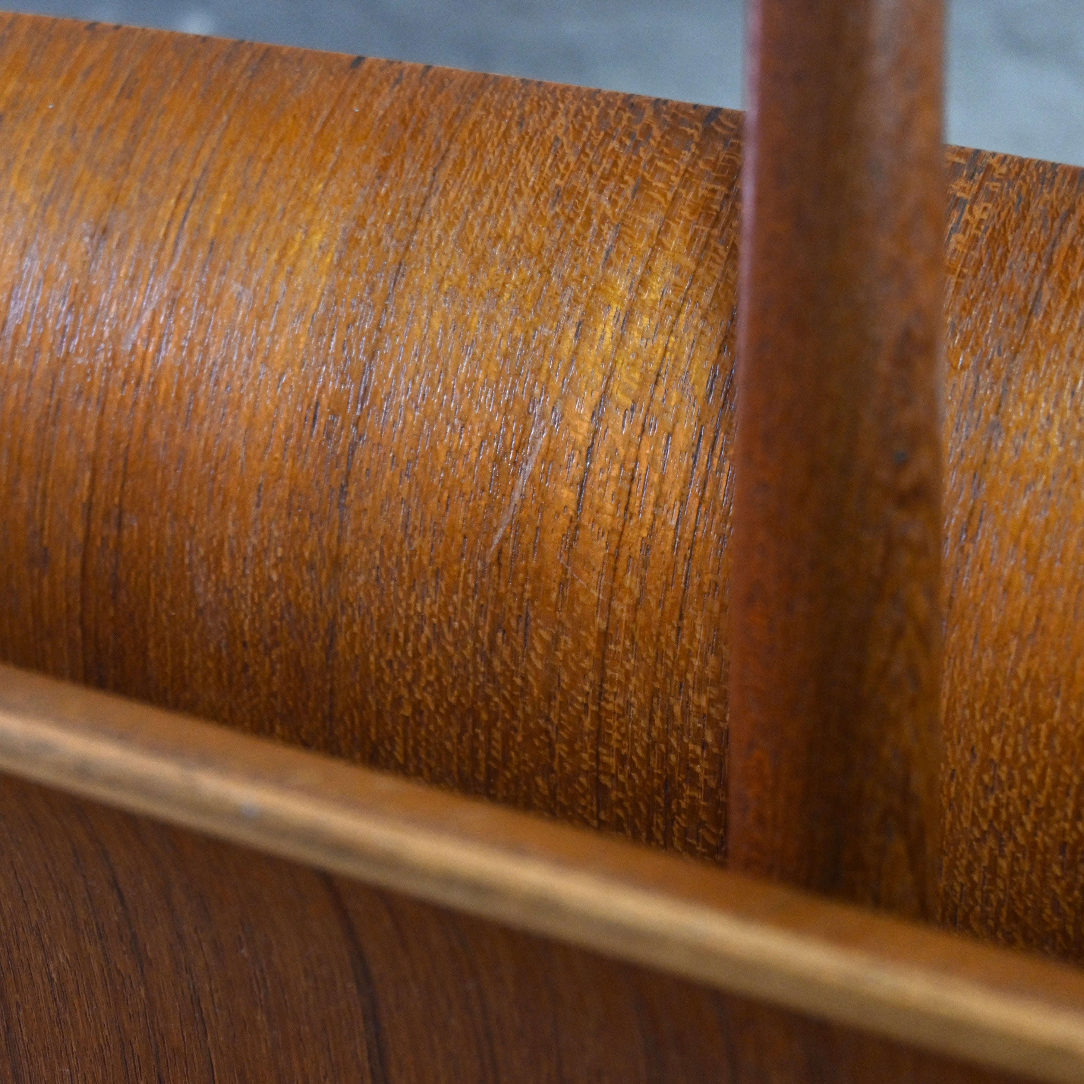 YAMAGUCHI 1970's Teak plywood Magazine rack Slipper rack Japanese modern Scandinavian design / 山口木材工芸 1970年代 チーク材 プライウッド マガジンラック スリッパラック ジャパニーズモダン 北欧デザイン
